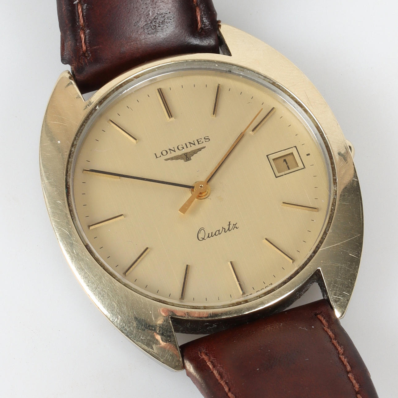WRISTWATCH, quartz, with date, Longines.