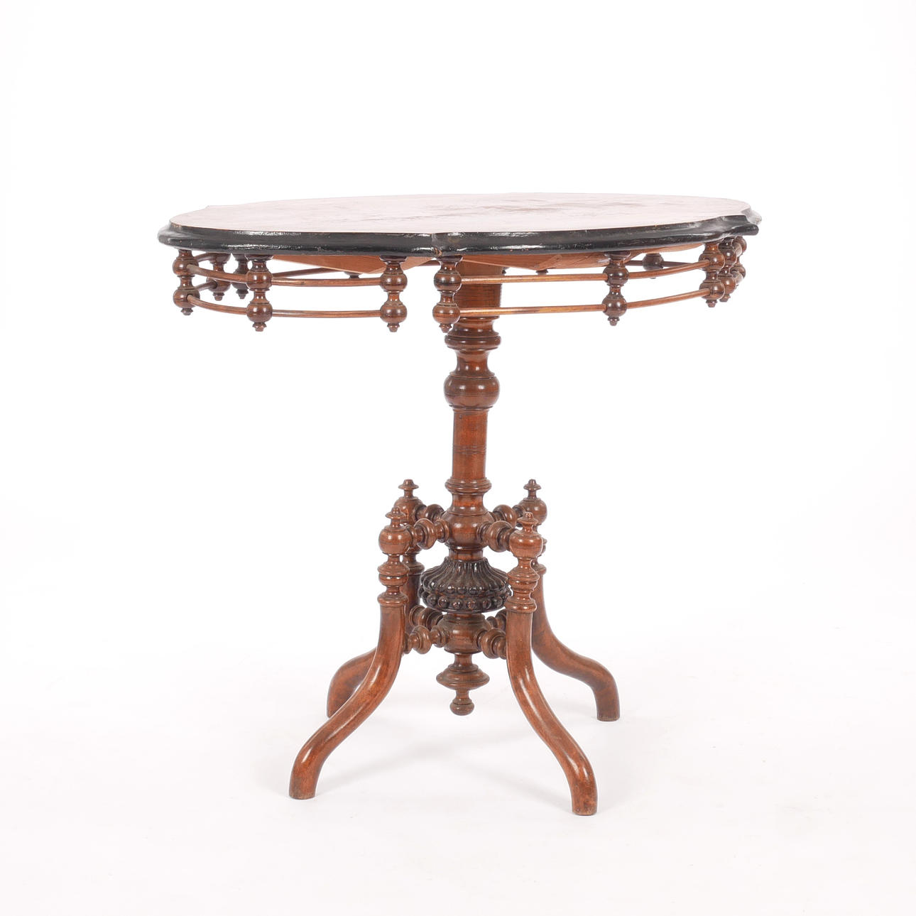 A Neo-Renaissance pillar table, irregular disc, circa 1900. Furniture ...