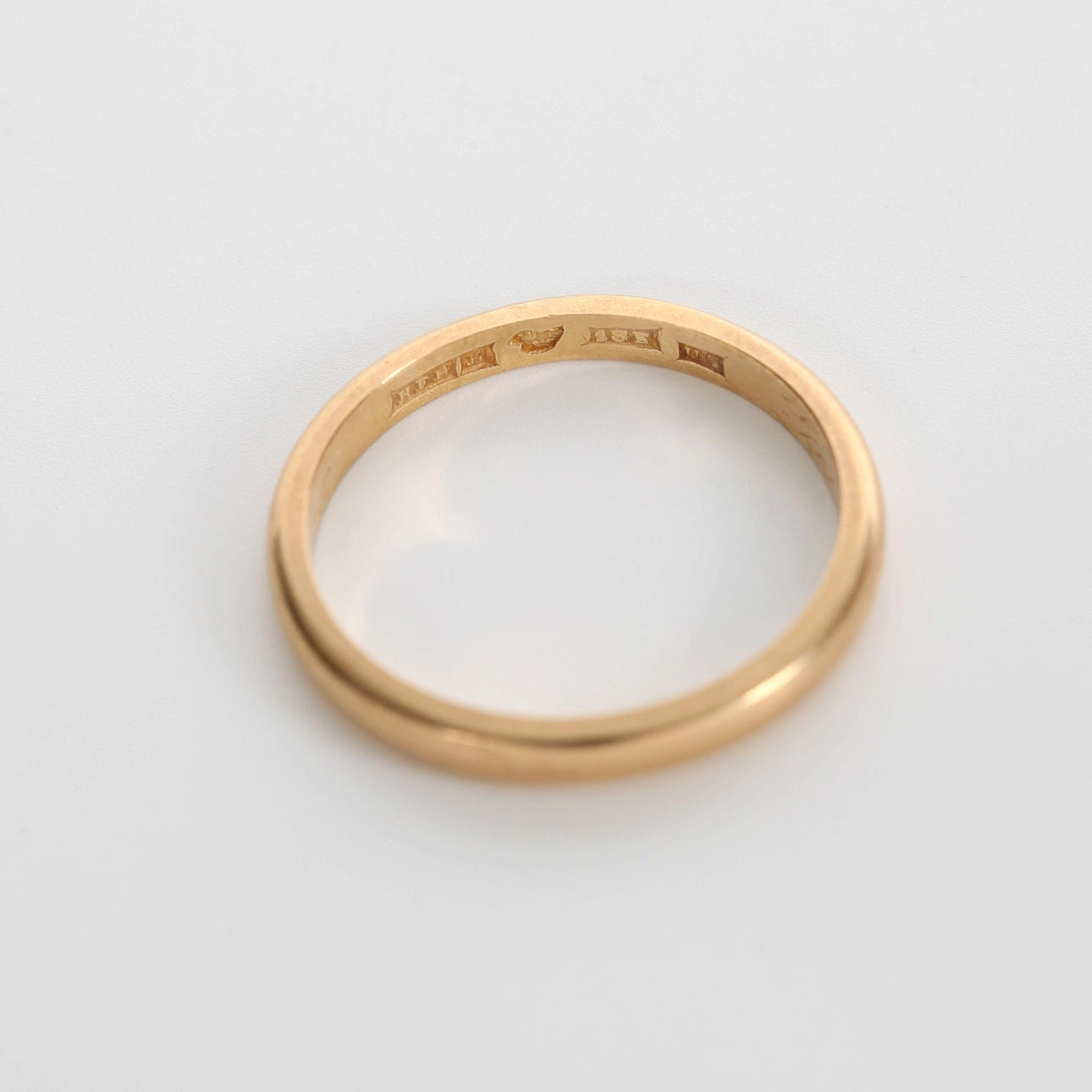 SMOOTH RING, 18K gold, 1946.