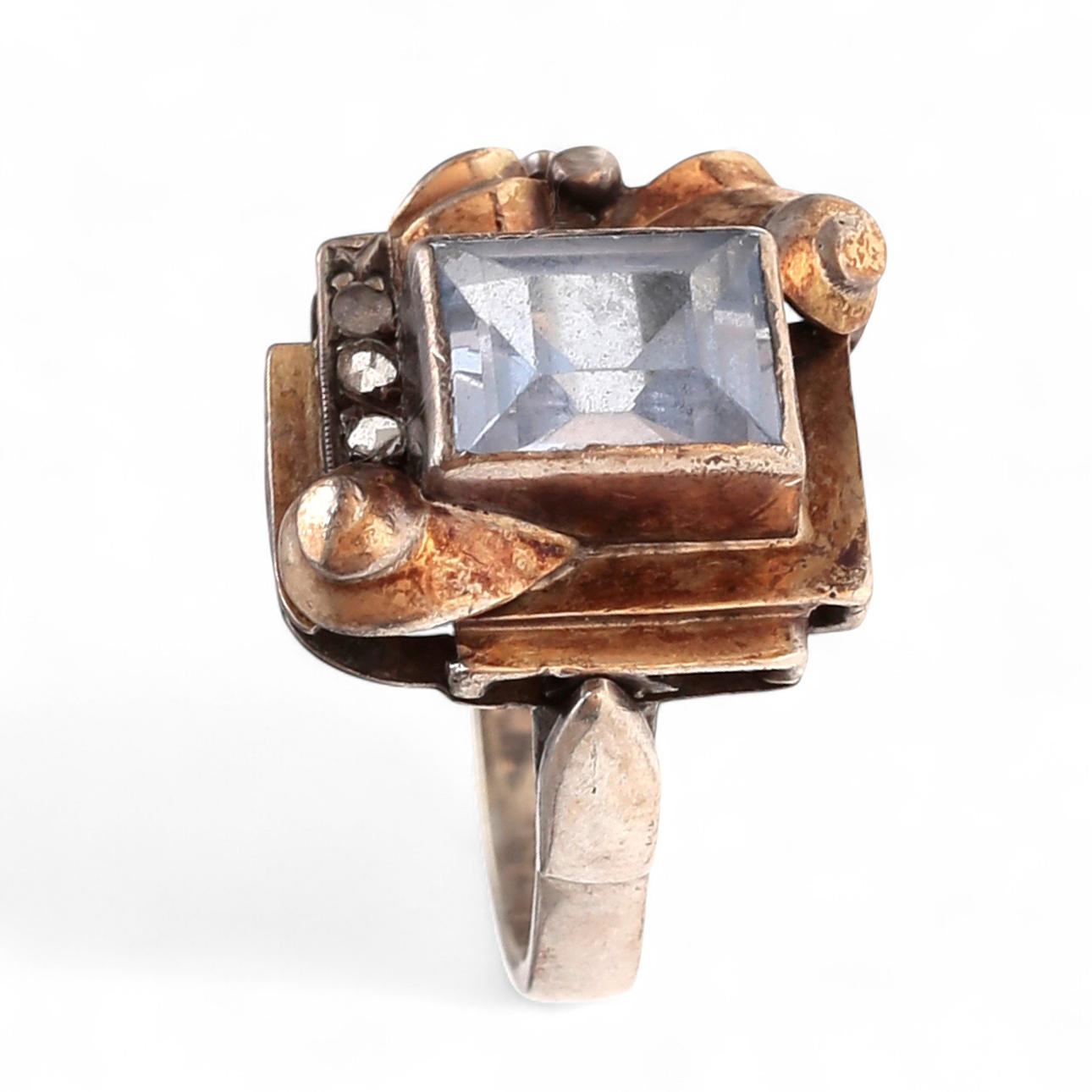 Catalan Art Deco ring, circa 1930.