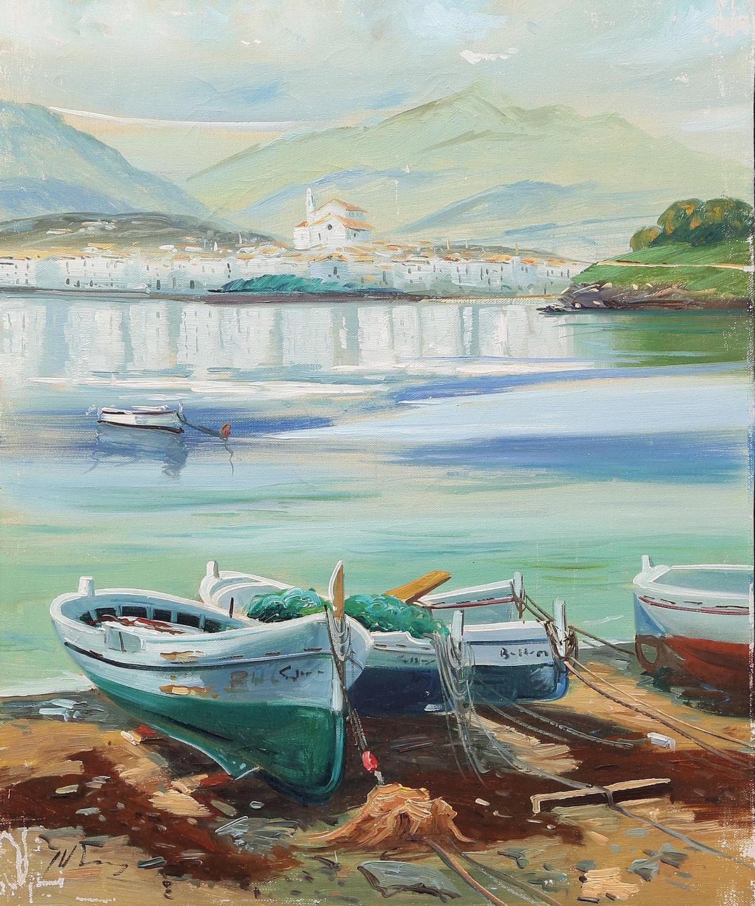 SPANISH SCHOOL, 20TH CENTURY. “Cadaques”.