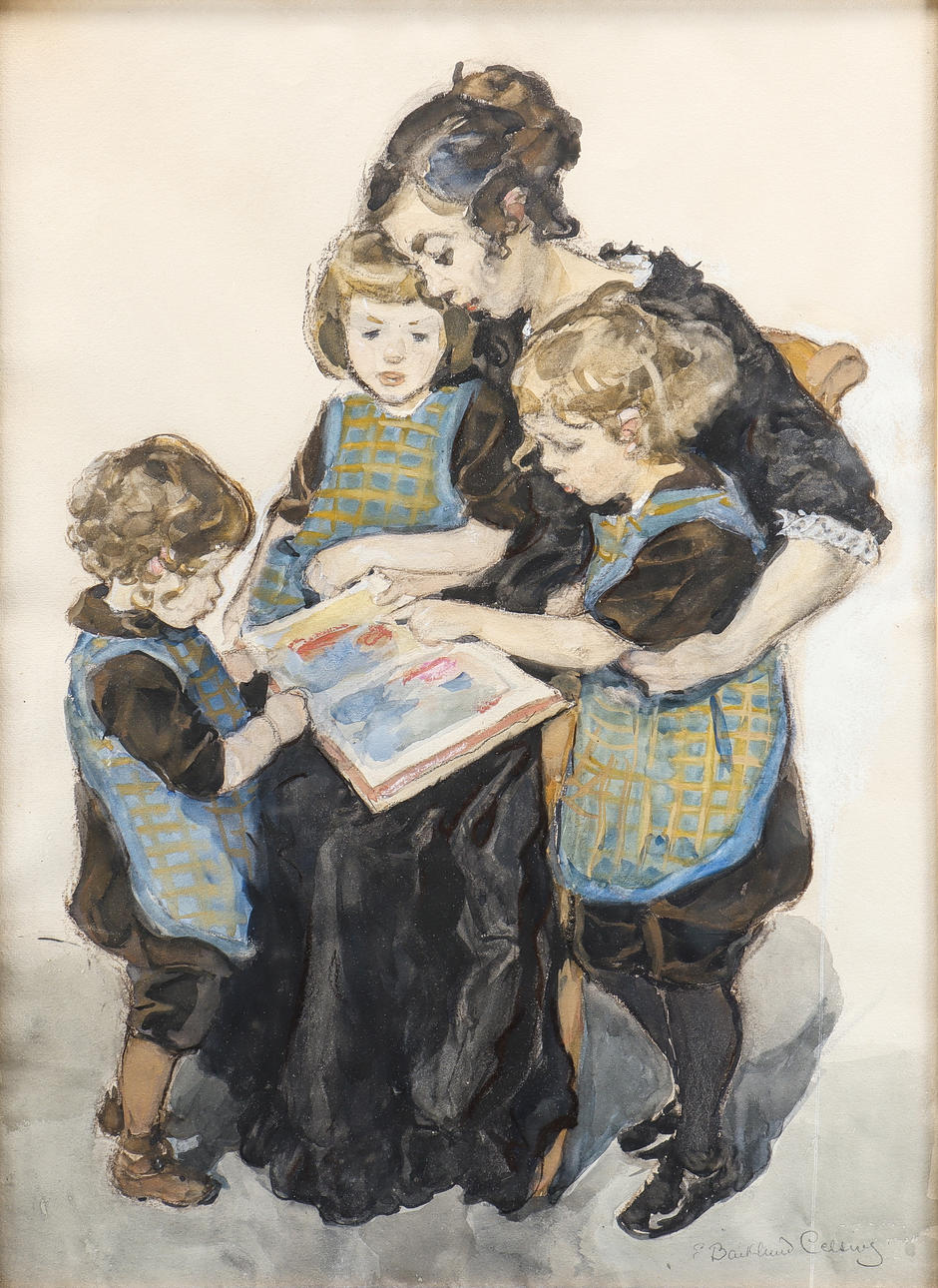 ELSA BACKLUND CELSING (1880–1974). Sagostund.