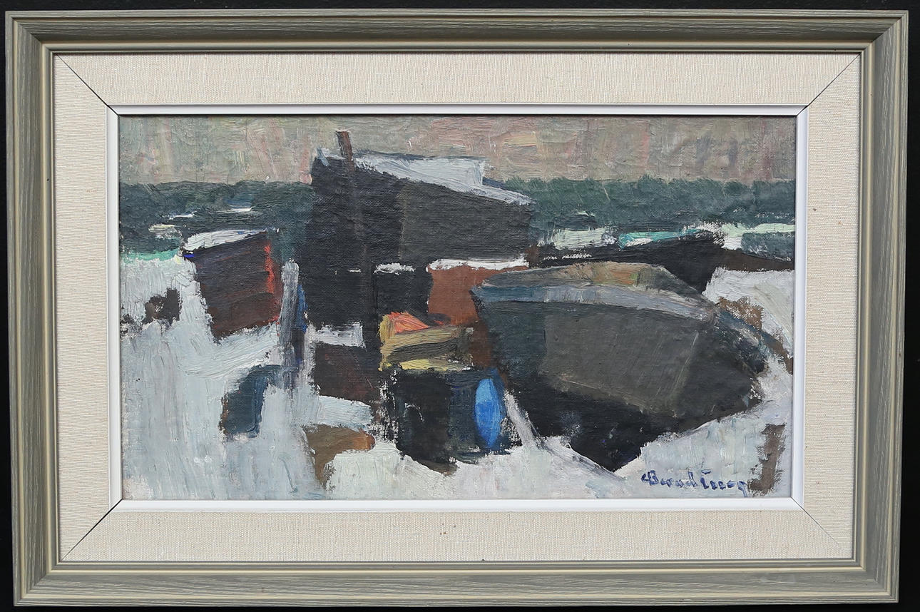 CARL BERNDTSSON. oil on canvas, signed.
