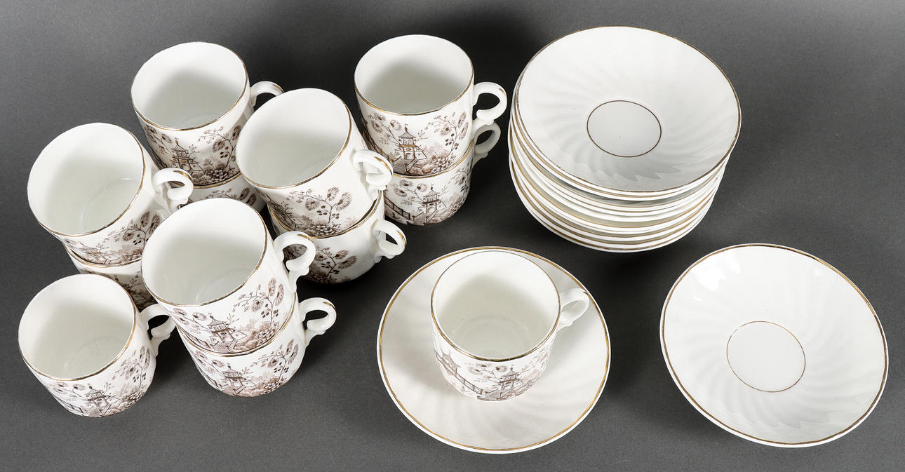 KAFFESERVIS Rörstrand, 18/1900-tal. Keramik & Porslin - Serviser ...
