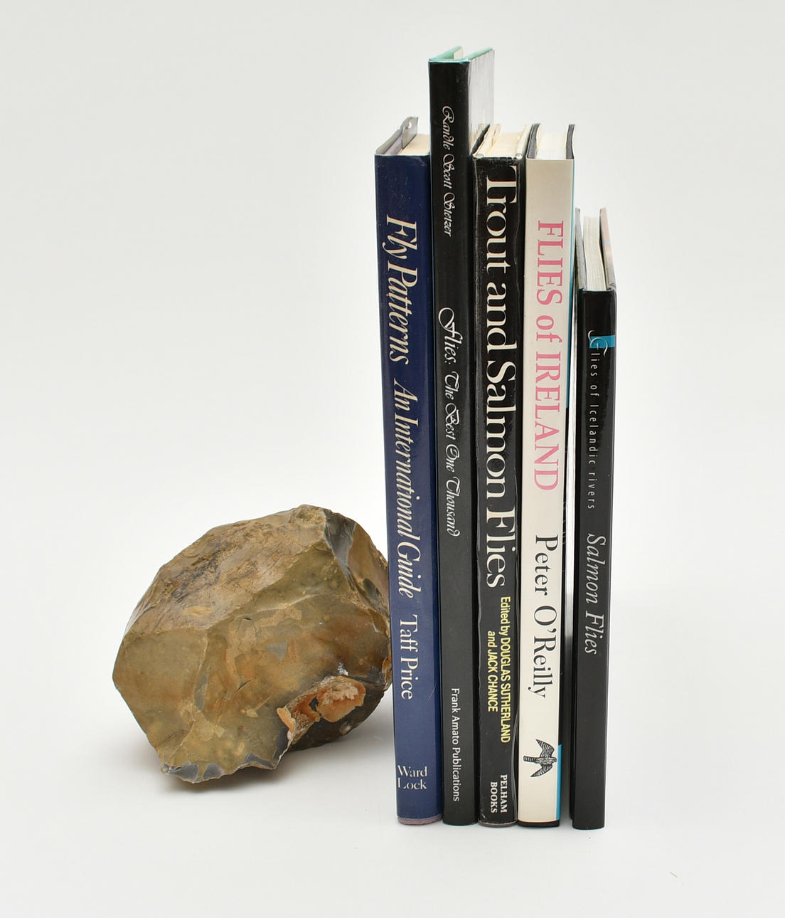 Böcker om Flugor för laxfiske. 5 Volymer.