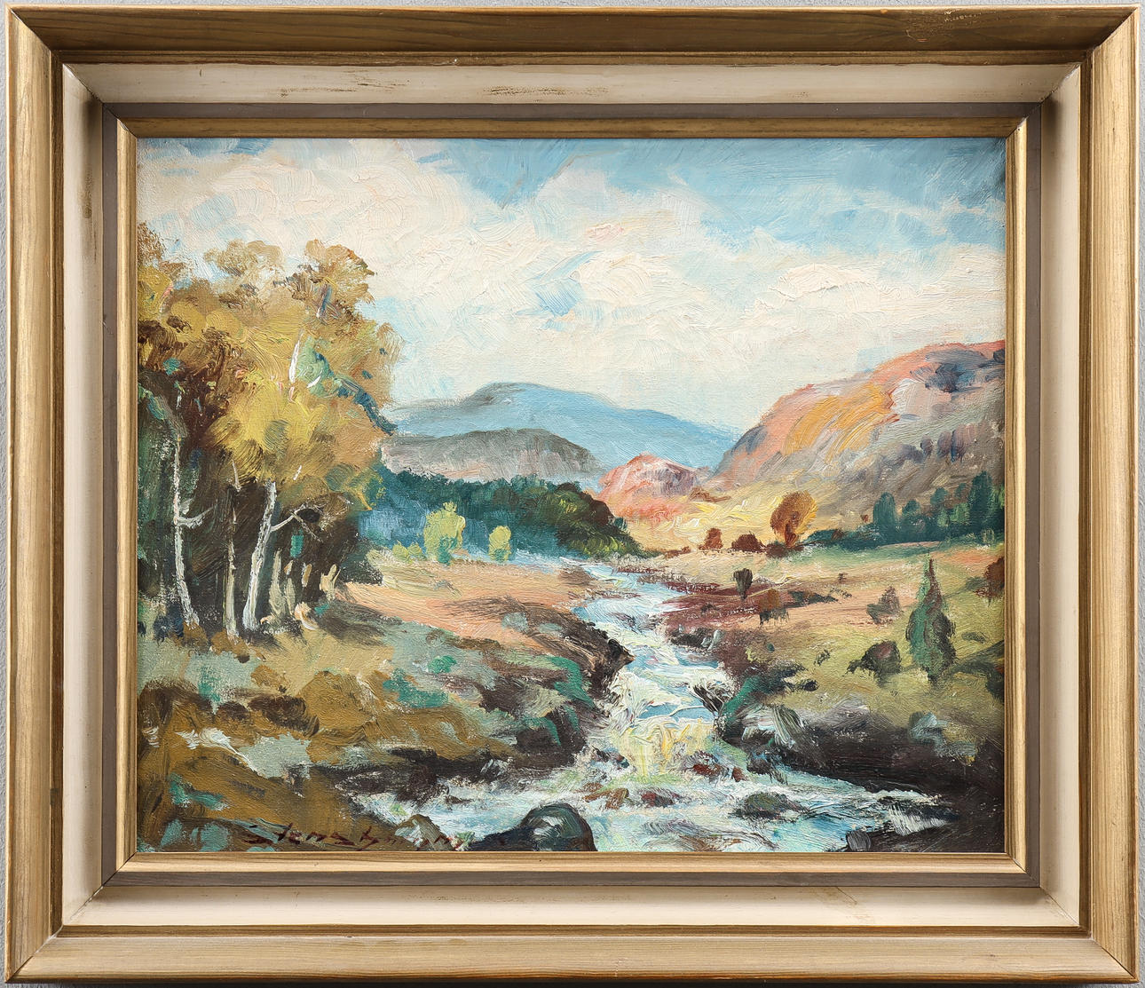 CARL STENSHAMMAR. “Mountain brook”.