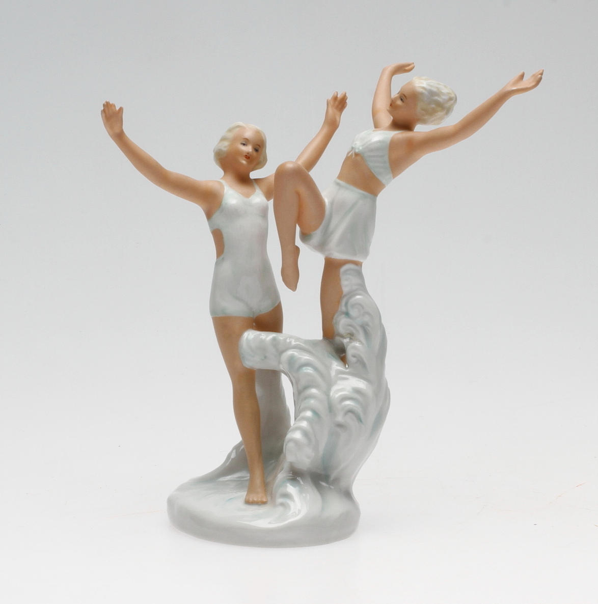 FIGURIN, porslin, Schaubach kunst, Tyskland.