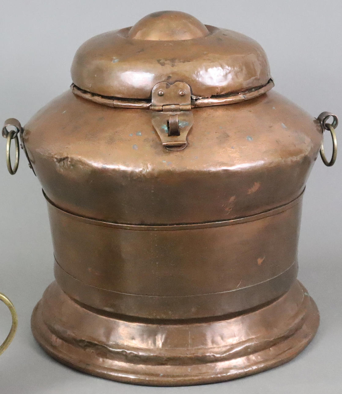 Large bread cauldron - 18th/19th century, copper, tin-lined interior.