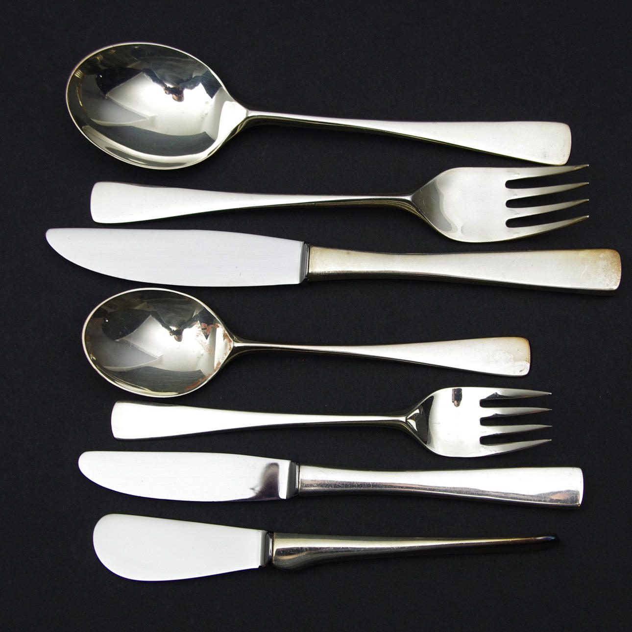 BESTICKUPPSÄTTNIG, 81 delar, "Sten Sture", silver.