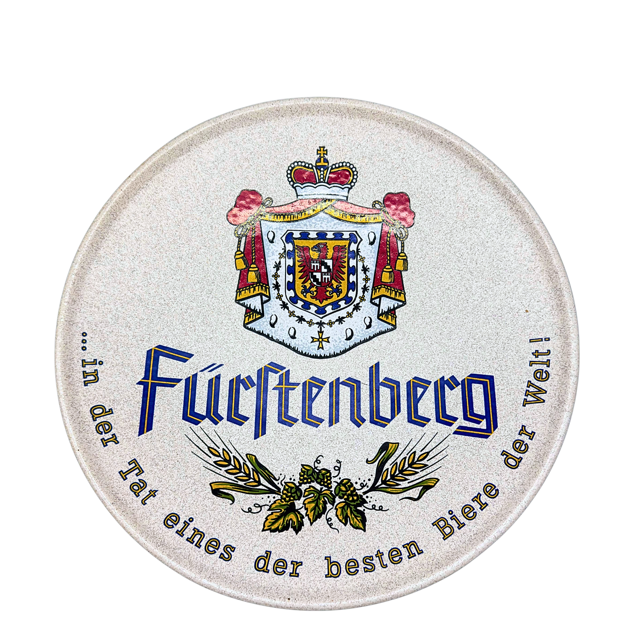 FÜRSTENBER BRAUEREI CERAMIC WALL PLATE.