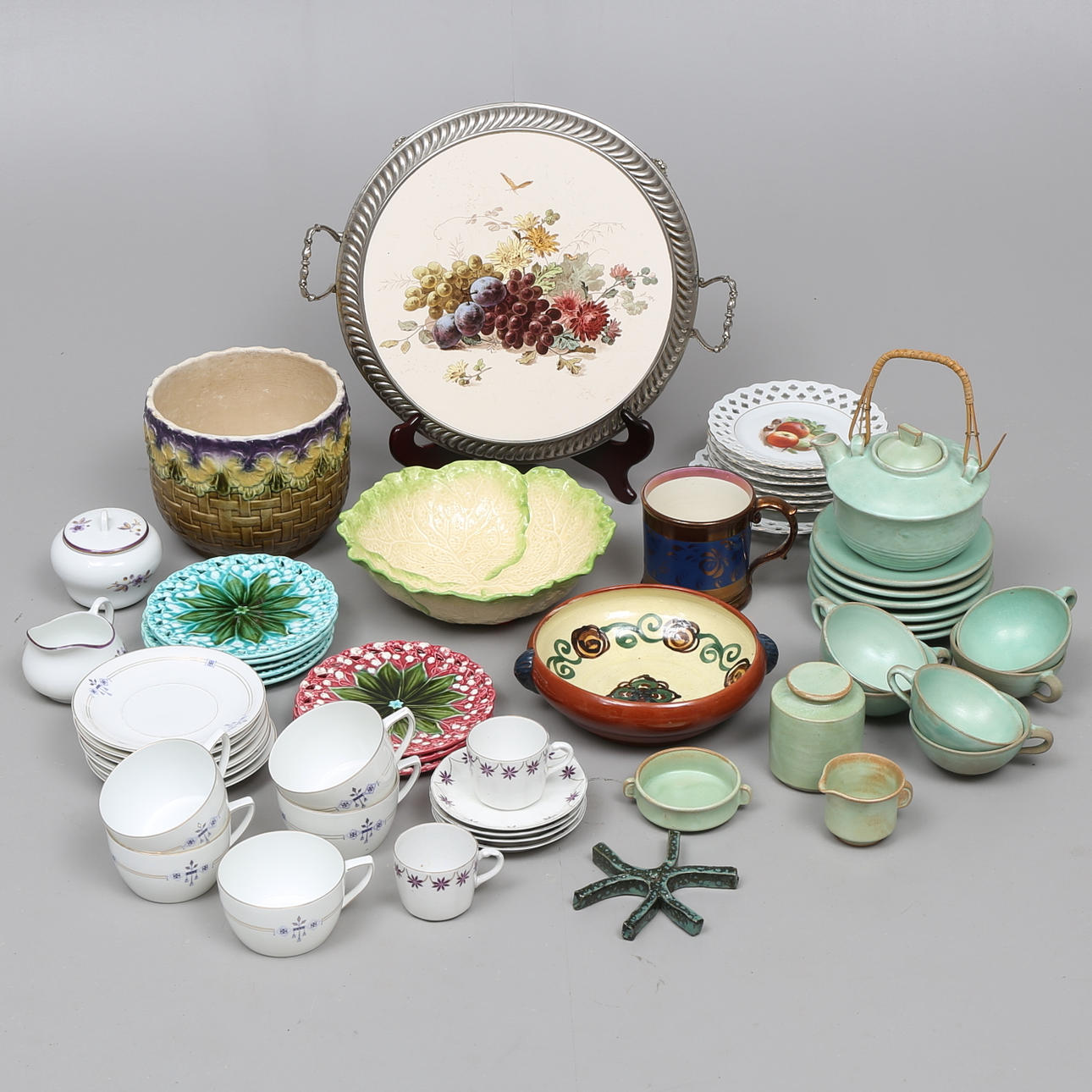 SERVISDELAR m m, 55 delar, porslin, keramik.