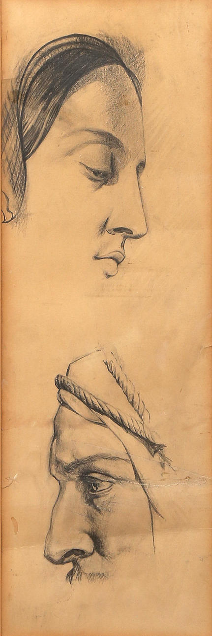 ATTRIBUTED TO MARÍA DOLORES GIMENO. Profiles.