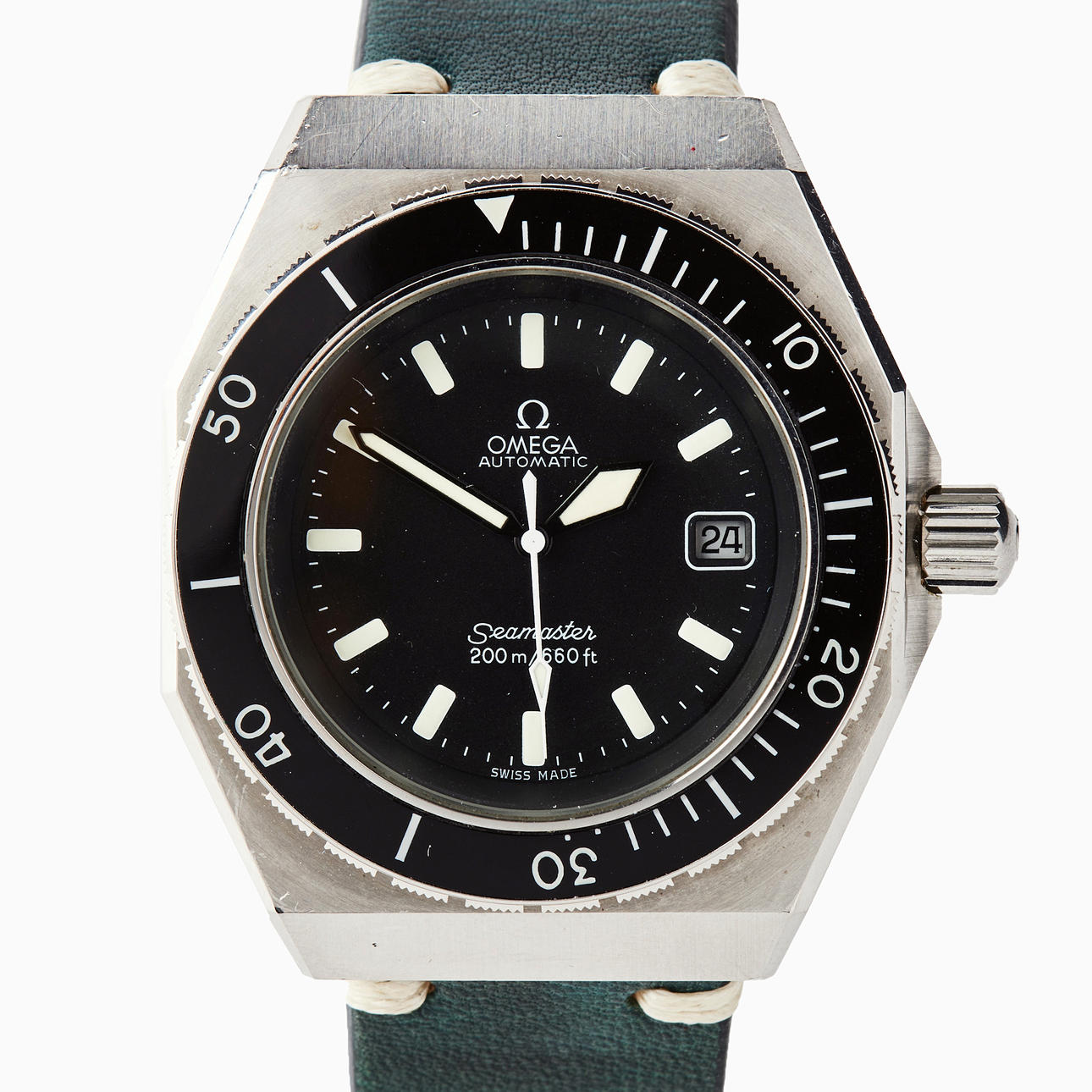 OMEGA, Seamaster (200 m/660 ft), wristwatch, 43 mm, steel, approx