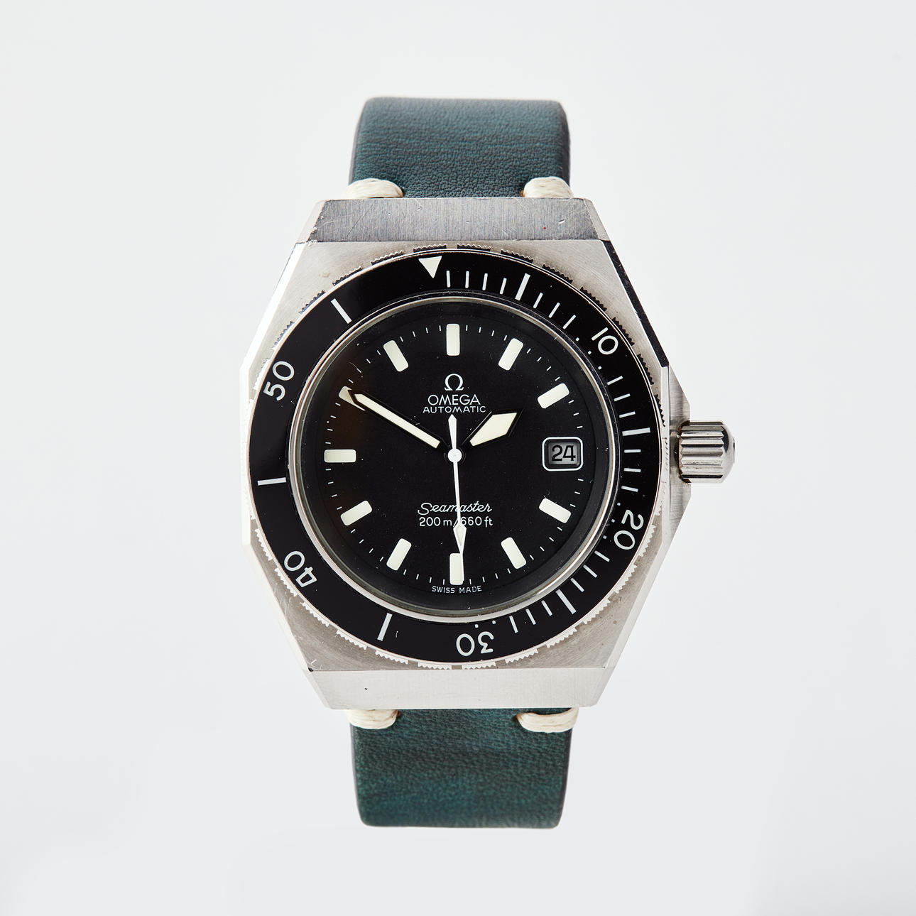 OMEGA, Seamaster (200 m/660 ft), wristwatch, 43 mm, steel, approx
