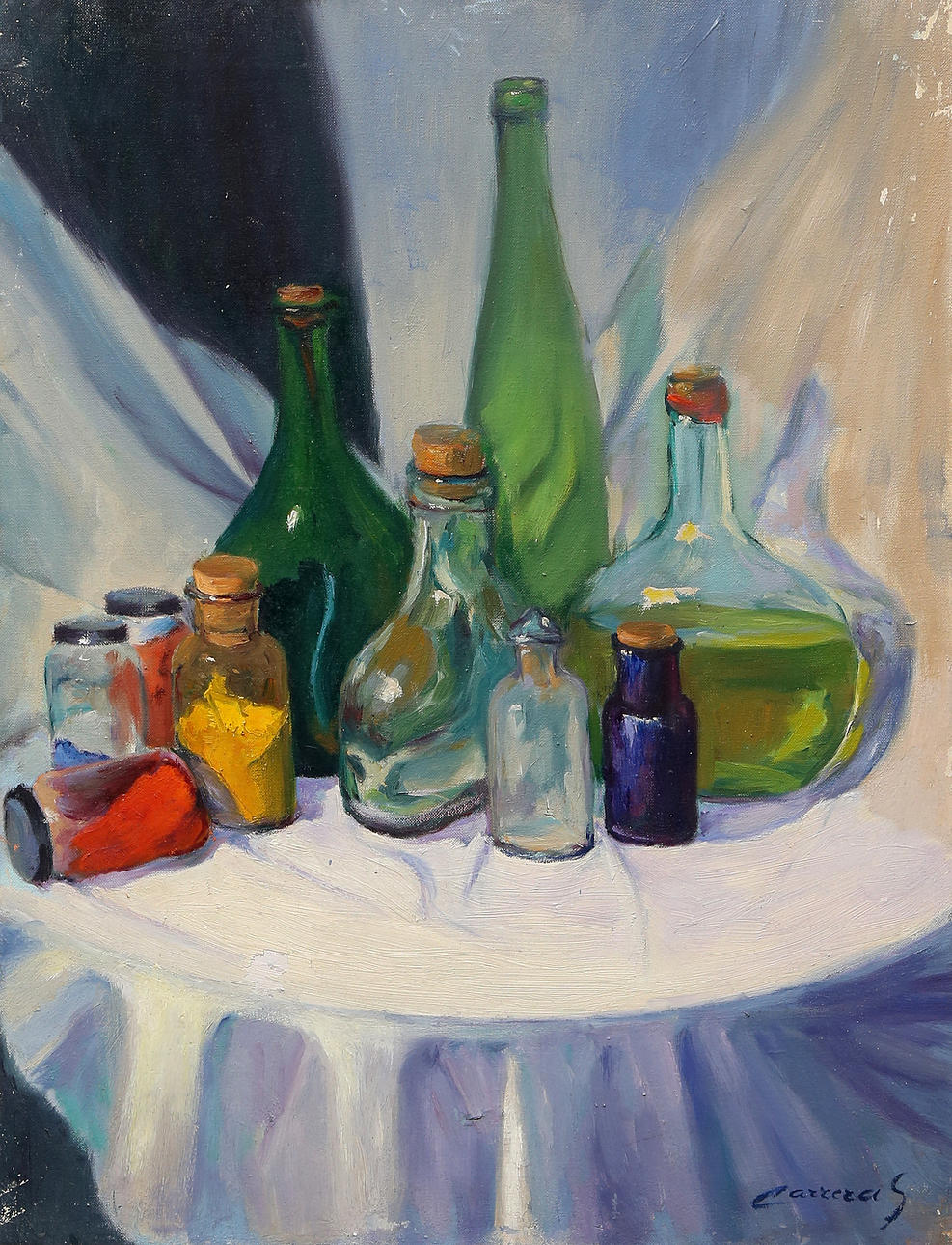 SPANISH SCHOOL, 20TH CENTURY. “Transparencies”.