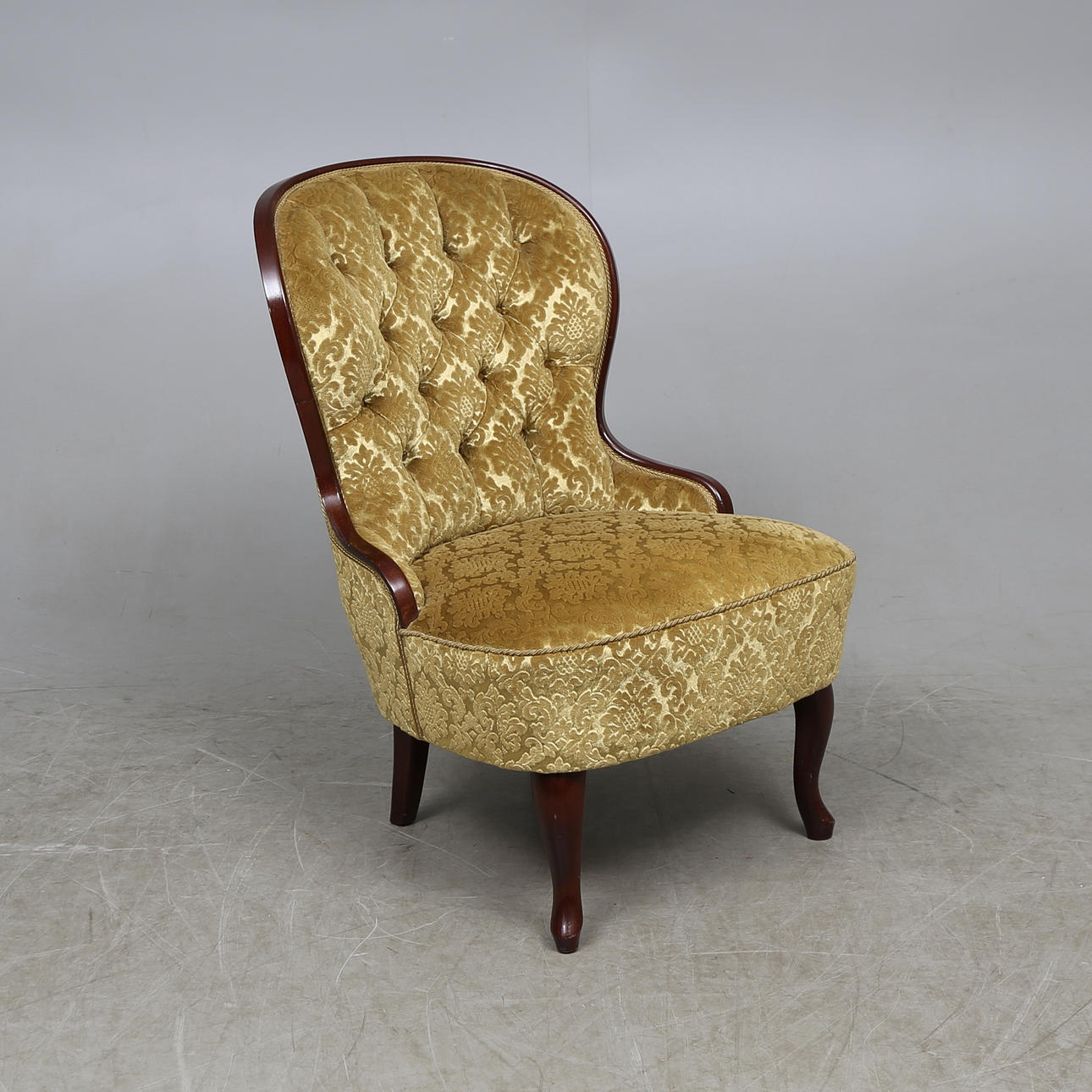 FÅTÖLJ, nyrokoko-stil, 1900-tal.