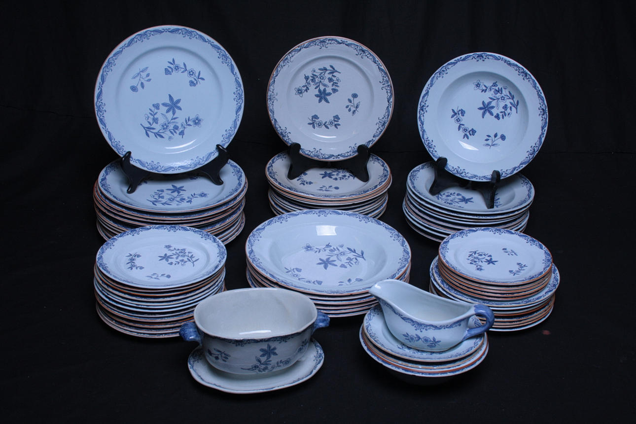 SERVISDELAR, 71 delar, "Ostindia" Rörstrand.