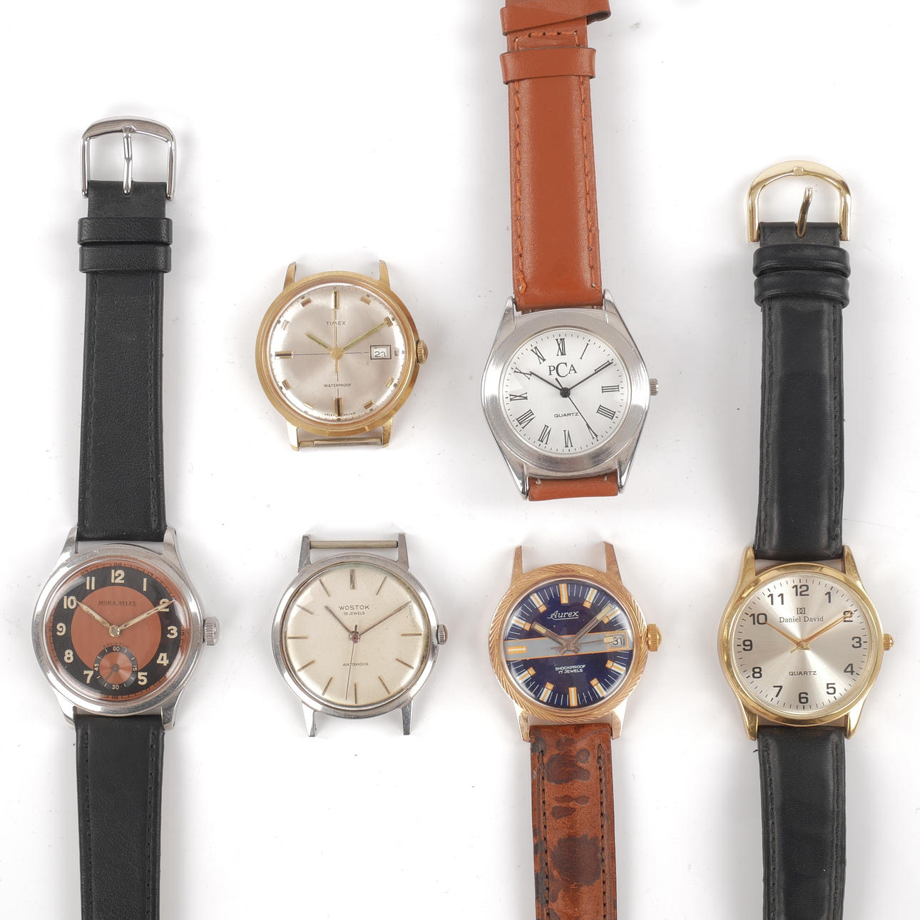 WRISTWATCHES, 6 pcs.