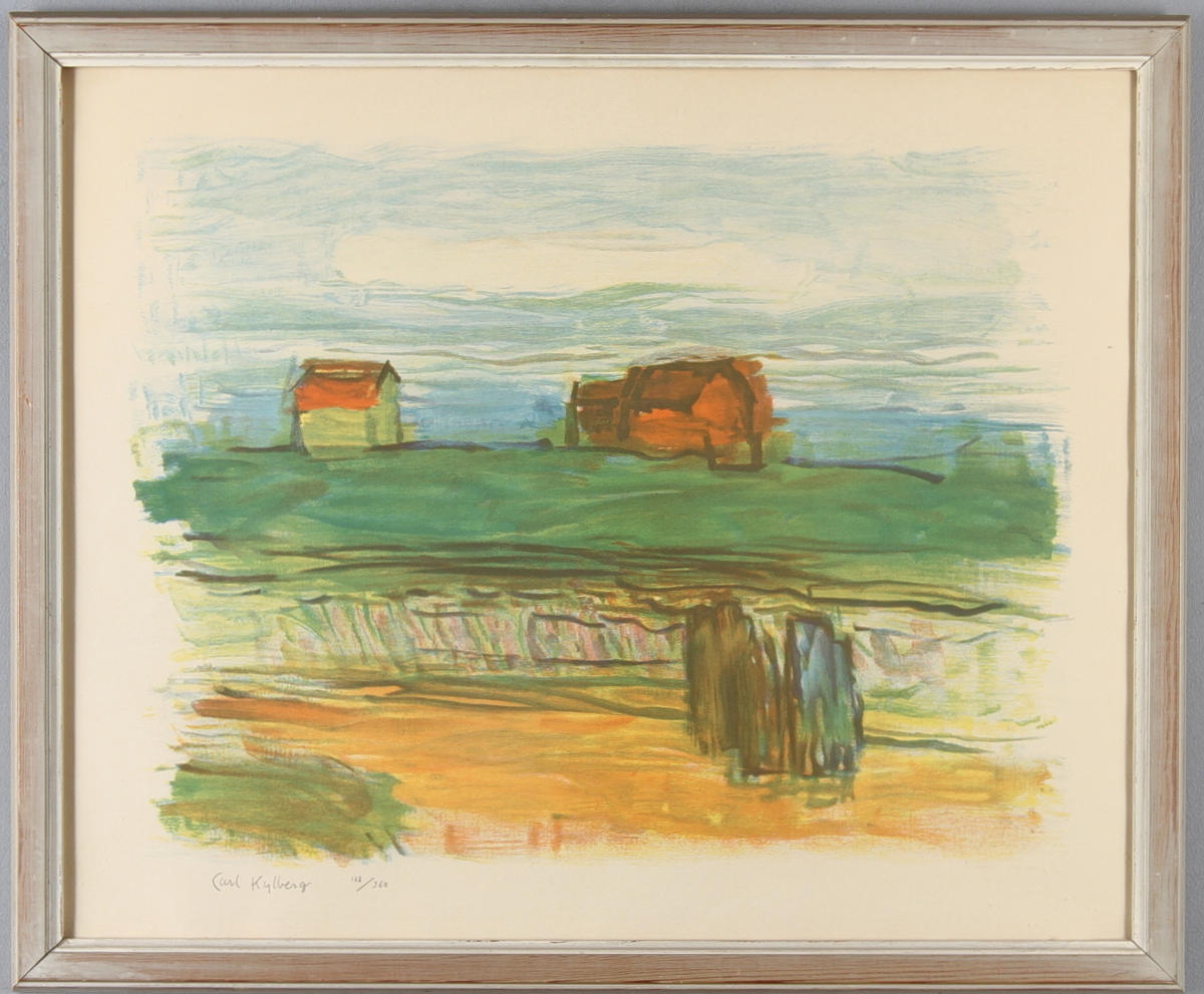 CARL KYLBERG. litografi, signerad och numrerad 138 / 360.