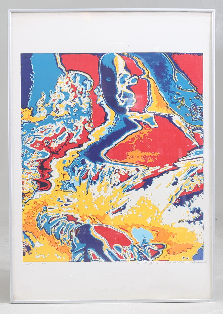 SVEN-INGE HÖGLUND. Lithograph, signed, numbered 96/175 and dated 1977.