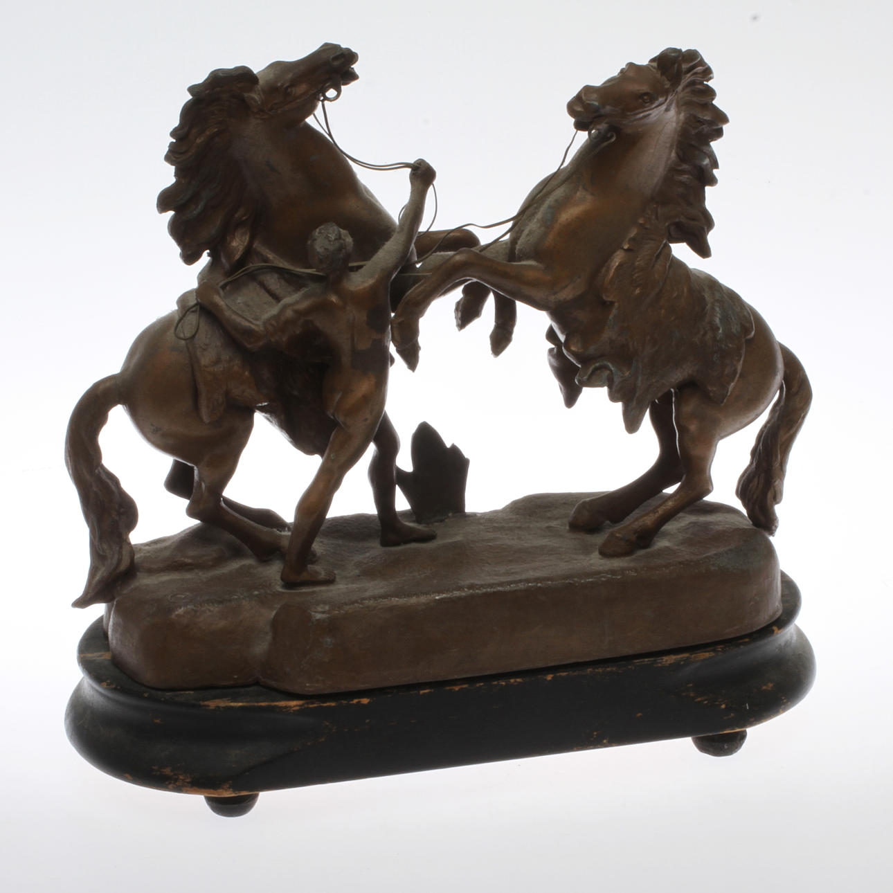 GUILLAUME COUSTOU. EFTER. Hästtämjare, zink, 1900-tal.