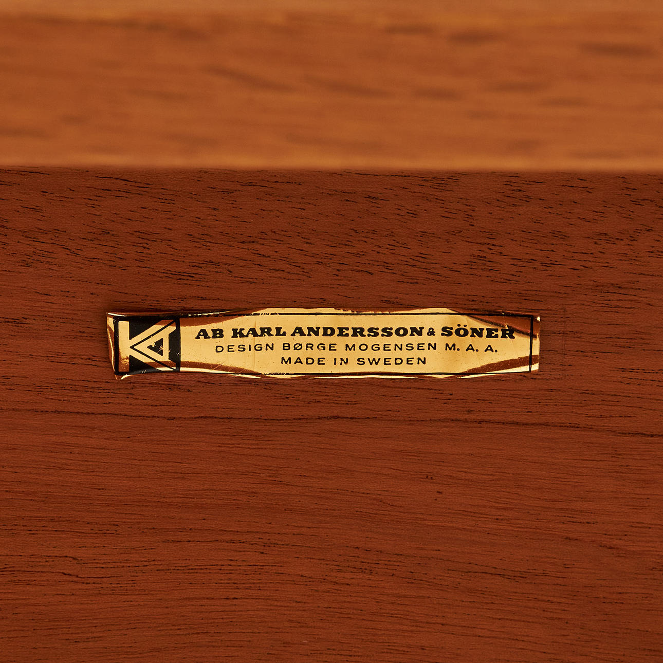 BØRGE MOGENSEN. Dining table, Karl Andersson & Söner, oak, labeled