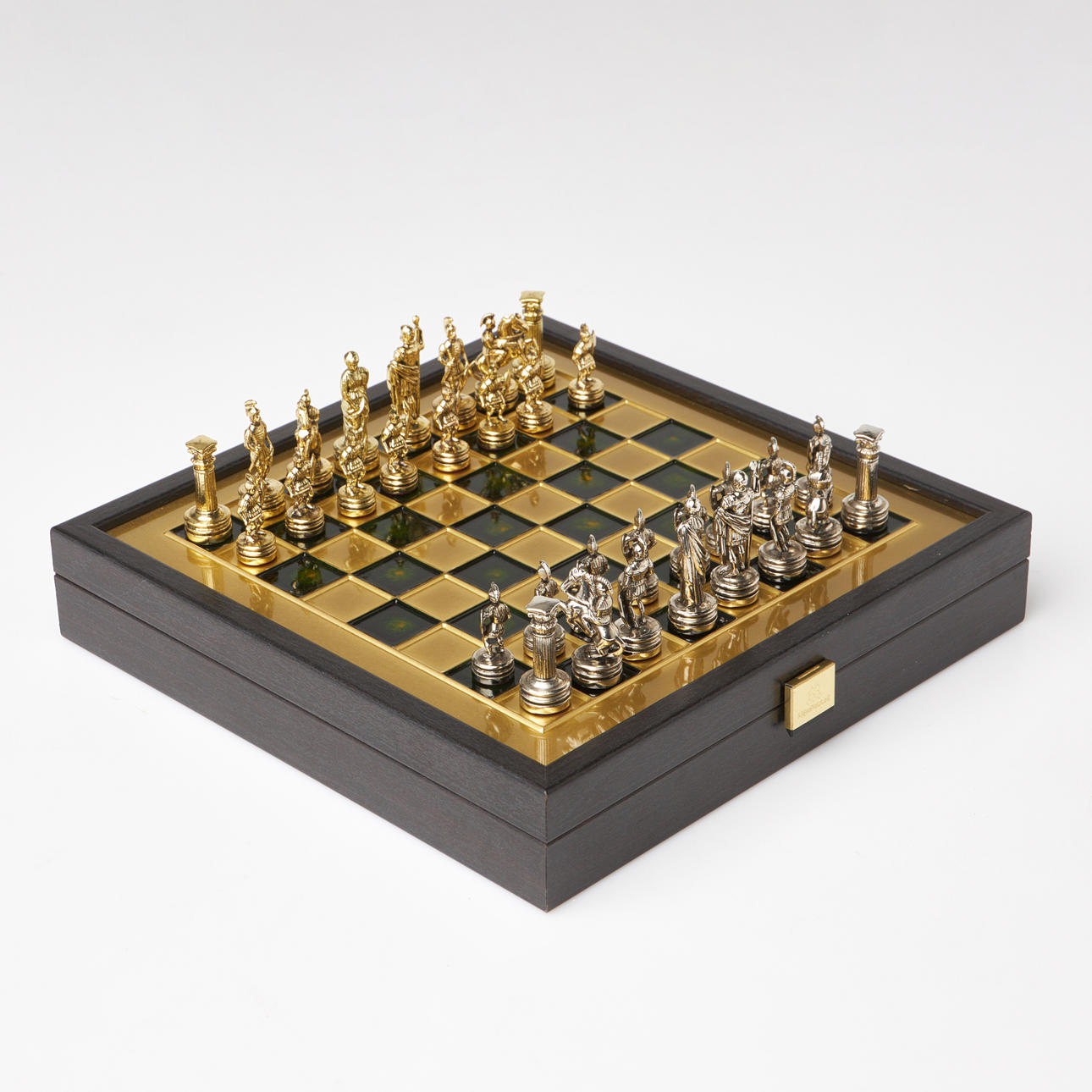 CHESS SET, Manopoulos, pieces in the form of figures from the Greek and ...