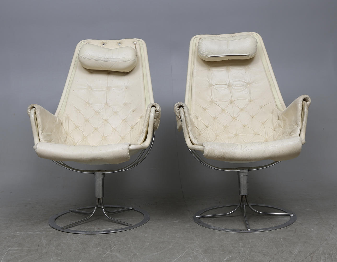 FÅTÖLJER, ett par, "Jetson", Bruno Mathsson. Dux.