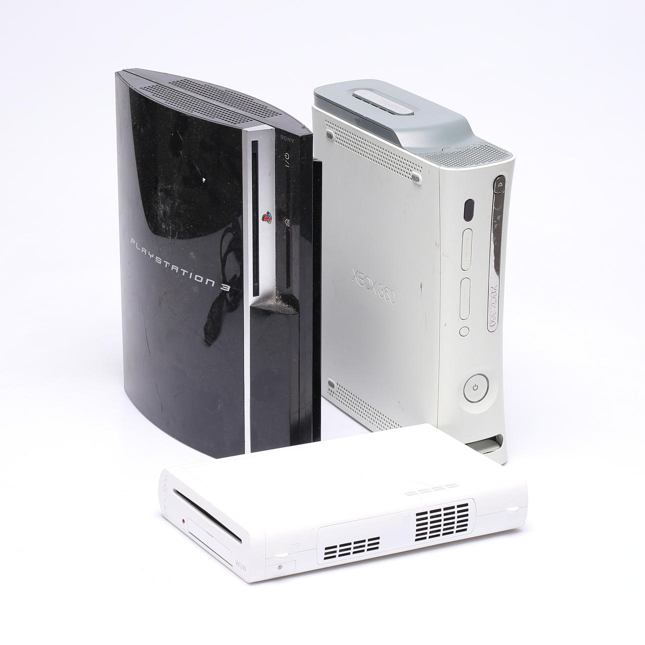 CONSOLES,, 3 pcs including X-box.