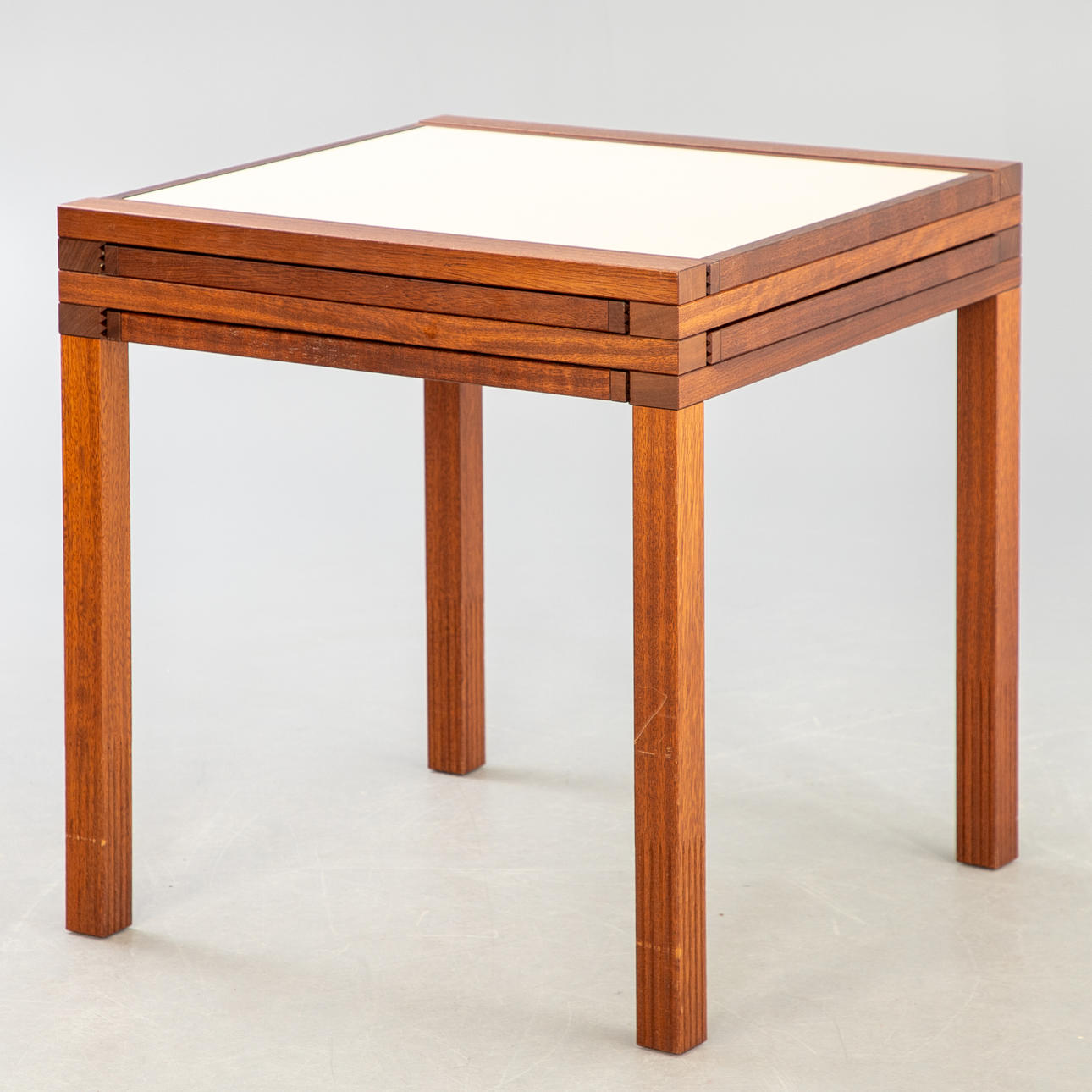 BERNARD VUARNESSON. modular dining table, “Hexa” for Bellato, 1980s.