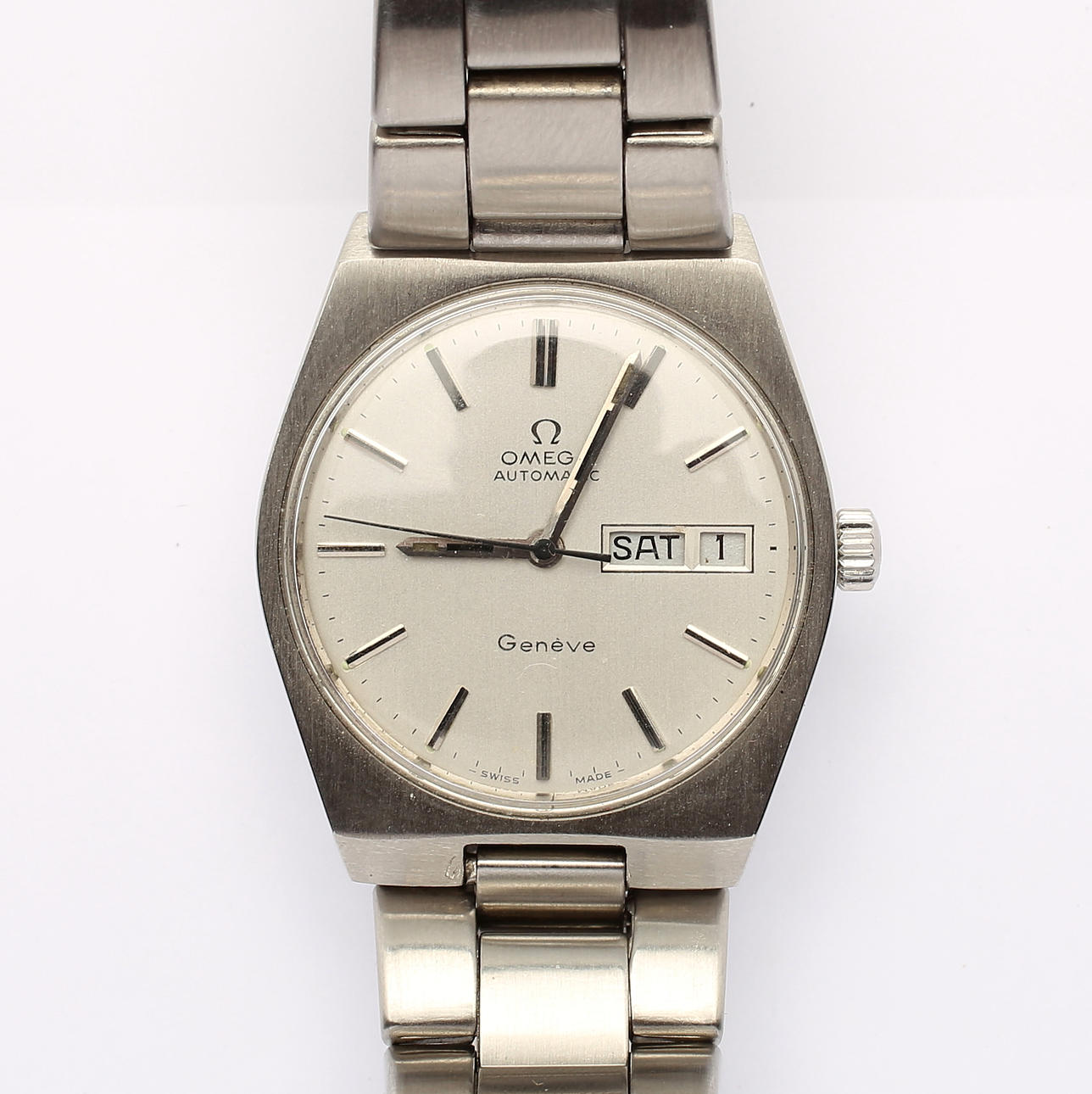 ARMBANDSUR, stål, Omega, 1900-talets andra hälft.