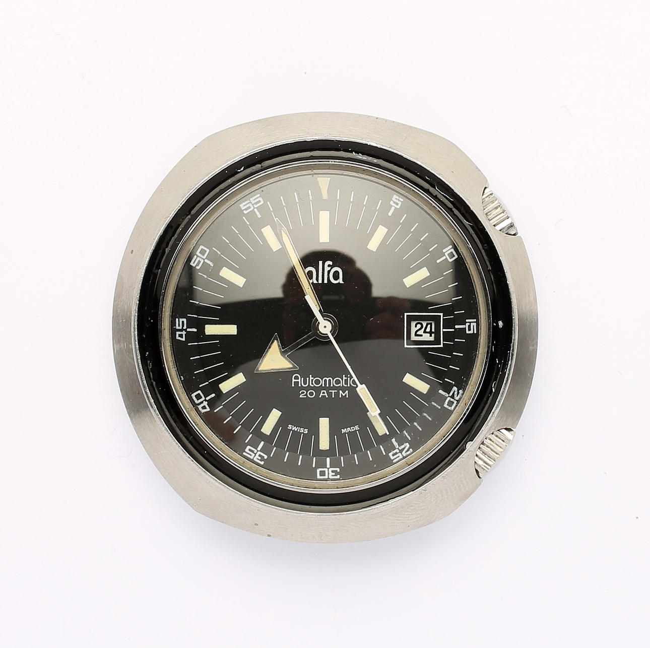 ARMBANDSUR, stål Alfa, 1900-talets andra hälft.