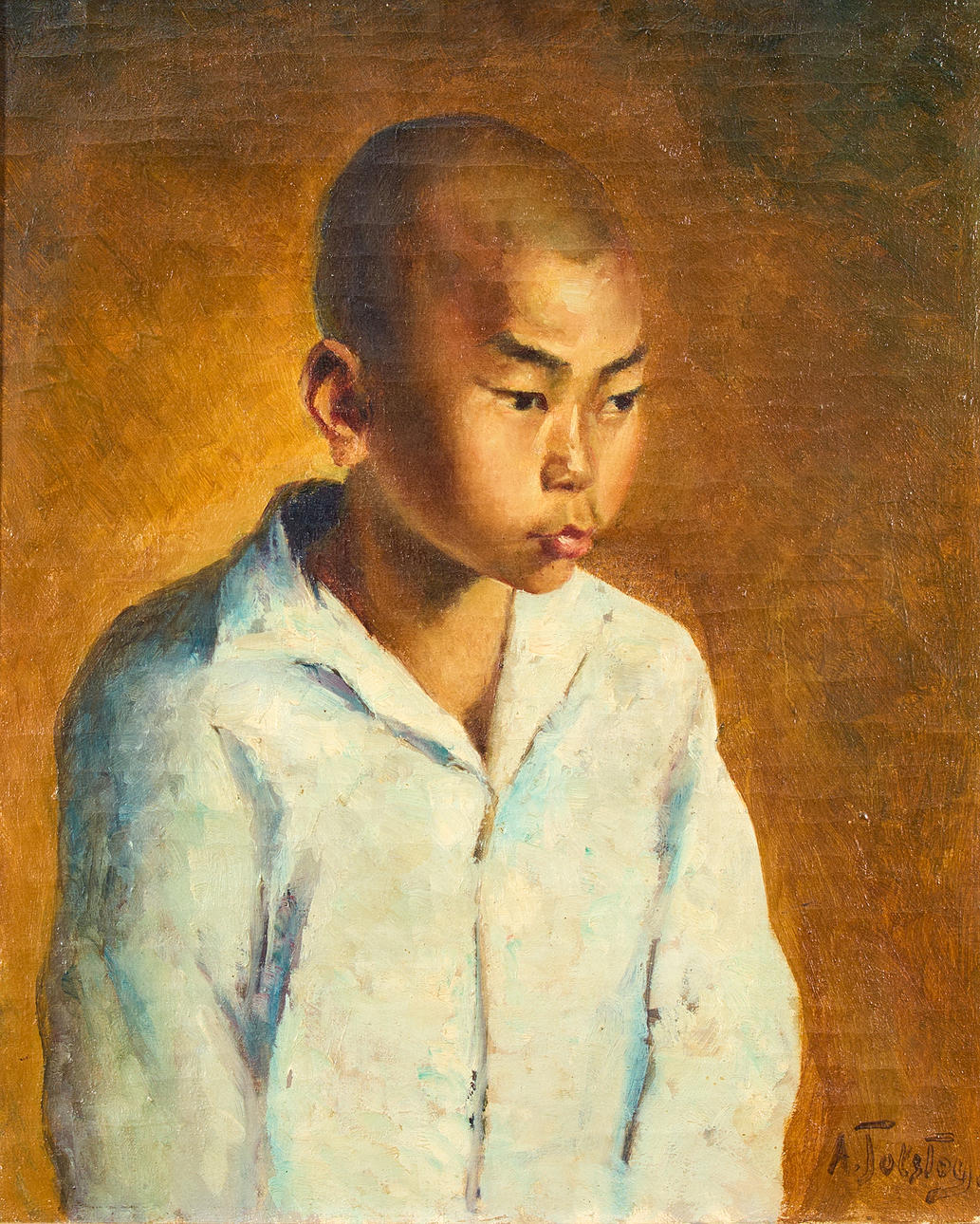 ALEXANDER TOLSTOY. “Mongolian boy”.