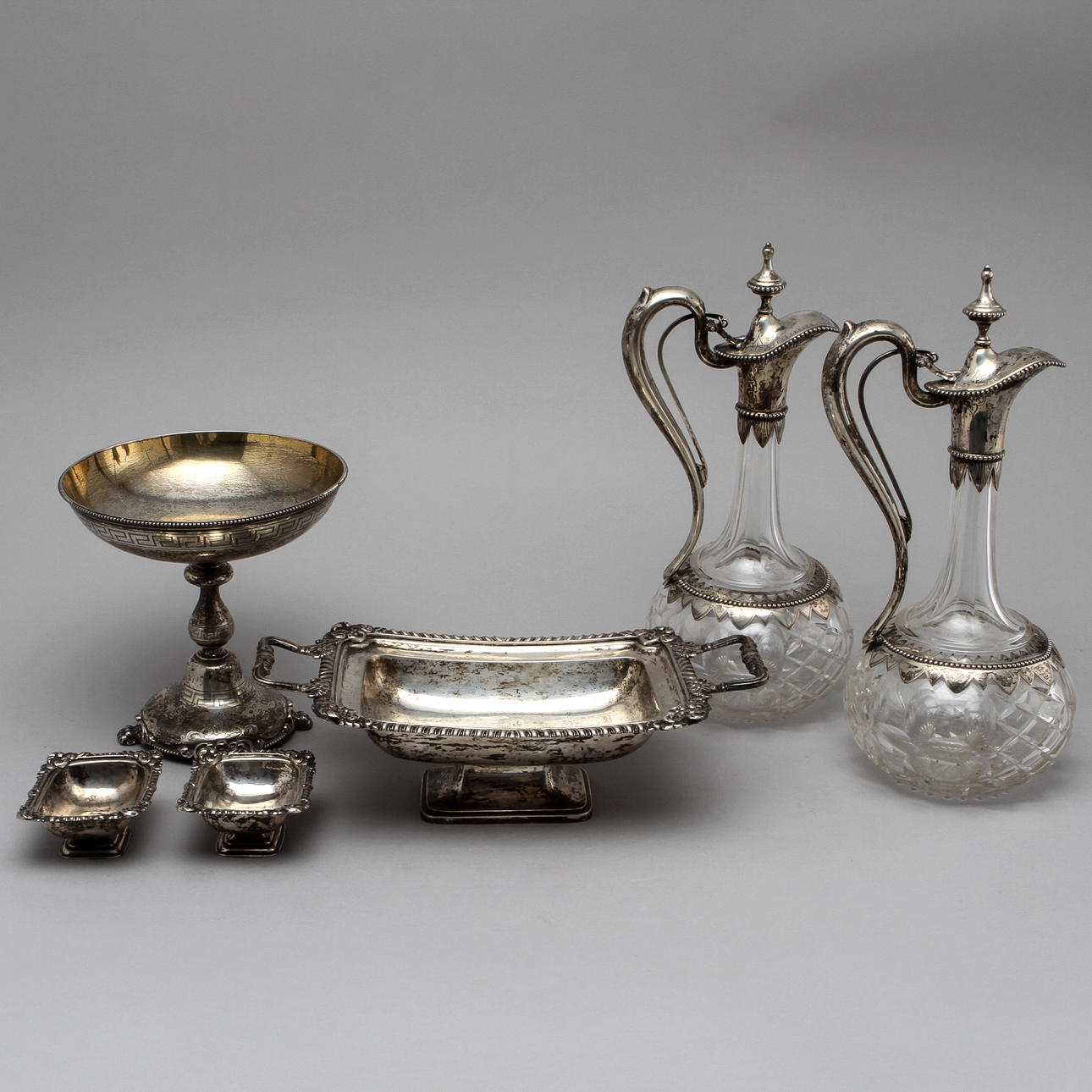 KARAFFER och NYSILVER, 6 delar.