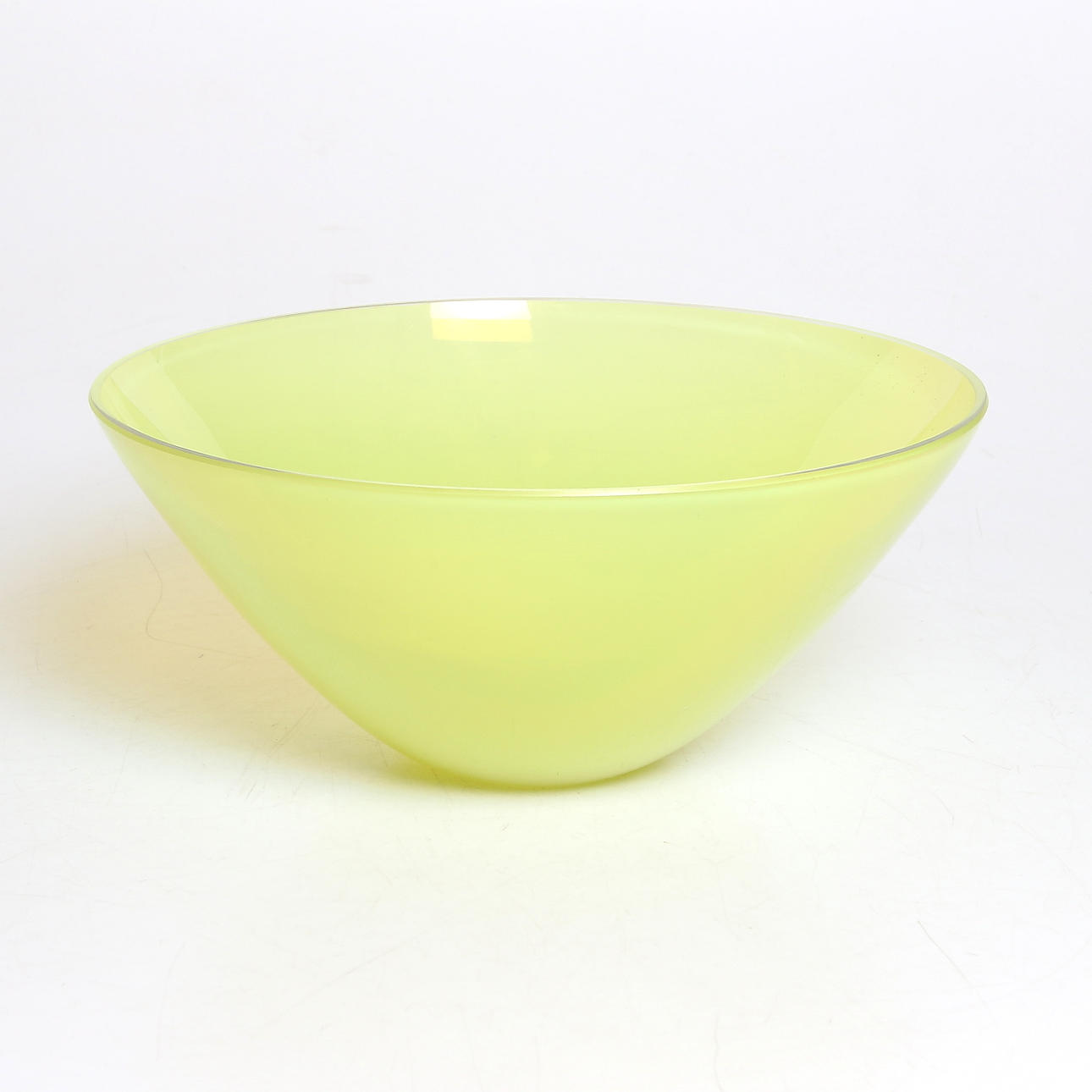 SKÅL, glas, sannolikt Lindshammar, 1960-tal.