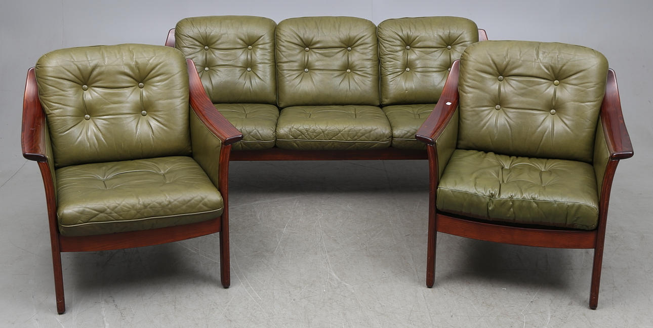 SOFFGRUPP, 3 delar, 1970-tal.