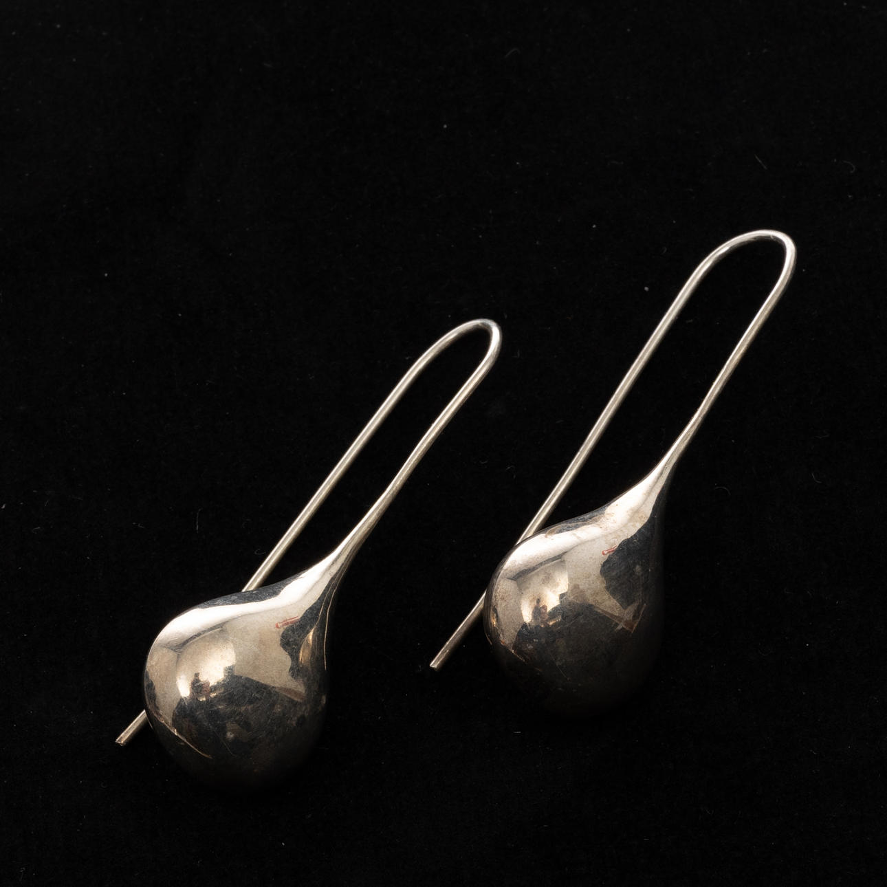 EARRINGS, Sterling Silver.