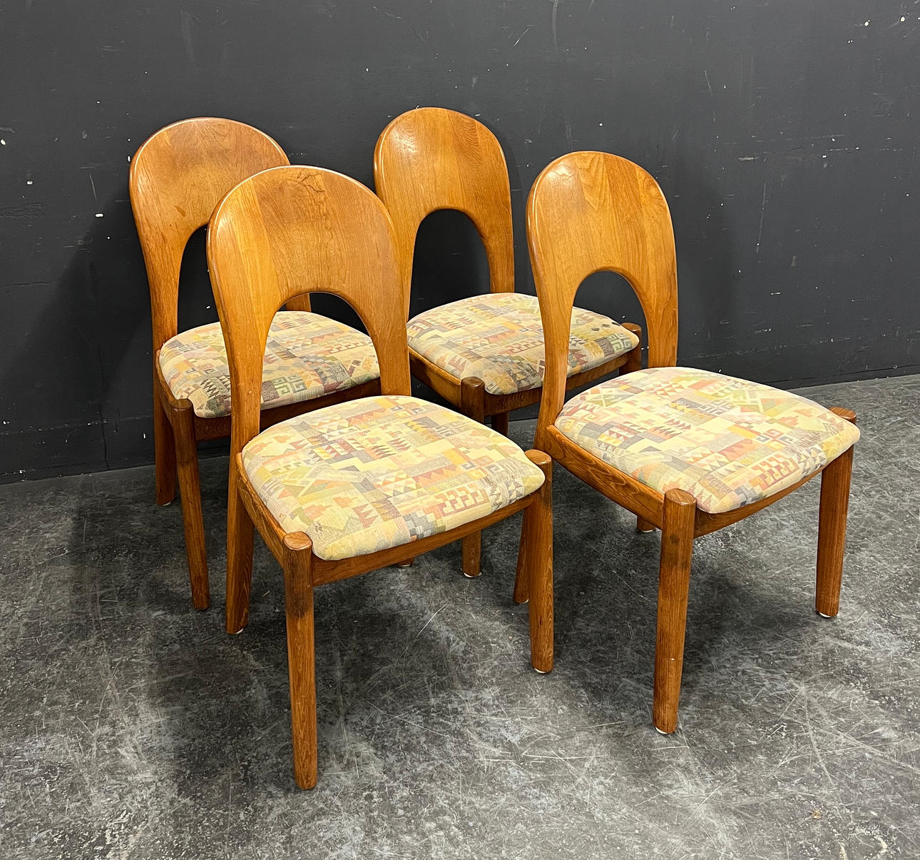NIELS KOEFOED. 4 KOEFOED CHAIRS.
