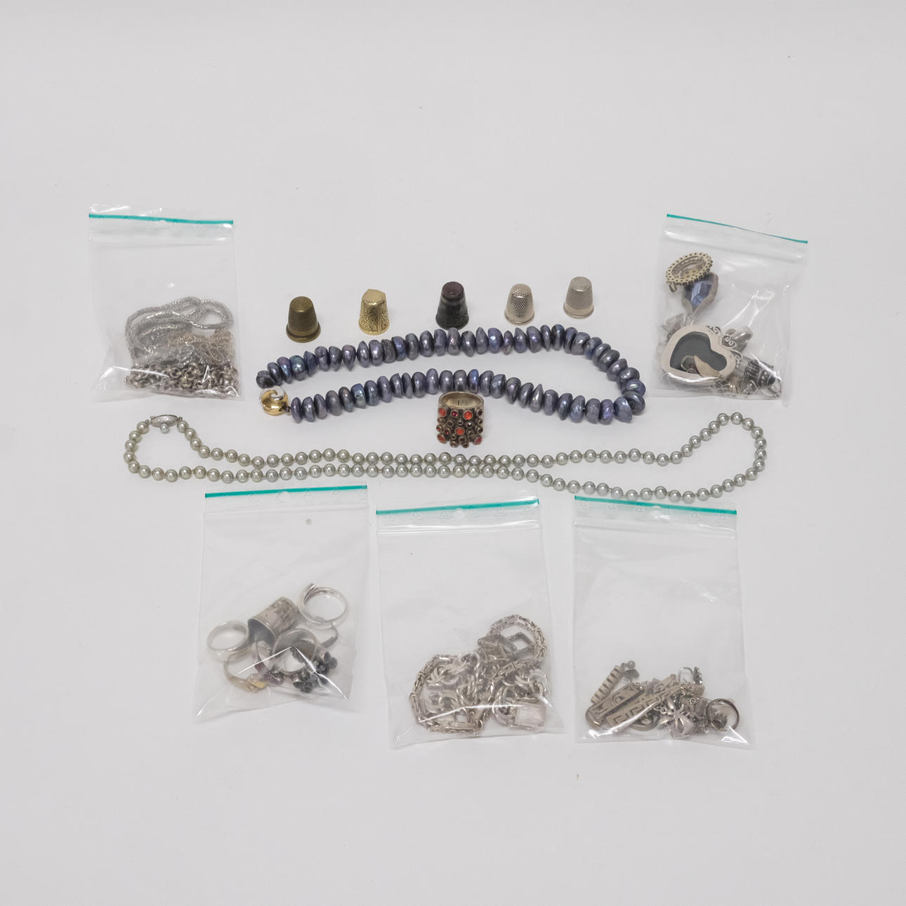 JEWELRY, SILVER AND BIJOUTERIE.