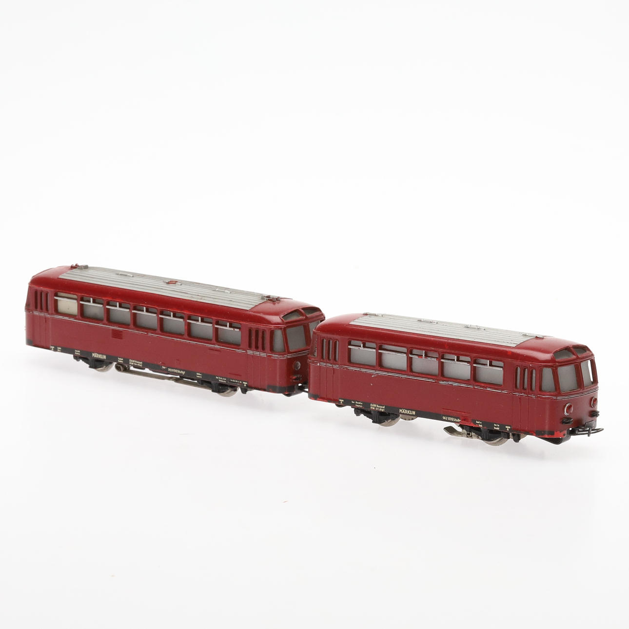 MÄRKLIN RAIL BUS, 3016, trolley 4018. H0.