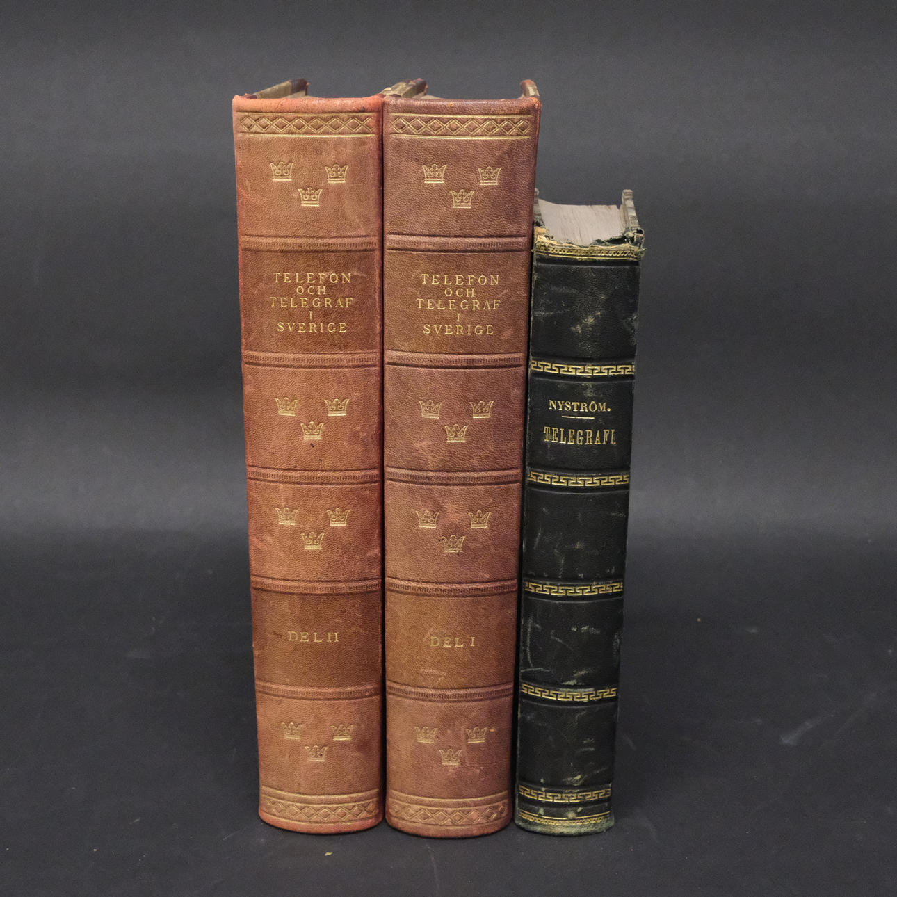 TRES LIBROS SOBRE TELEGRAFÍA Y TELEFONÍA.