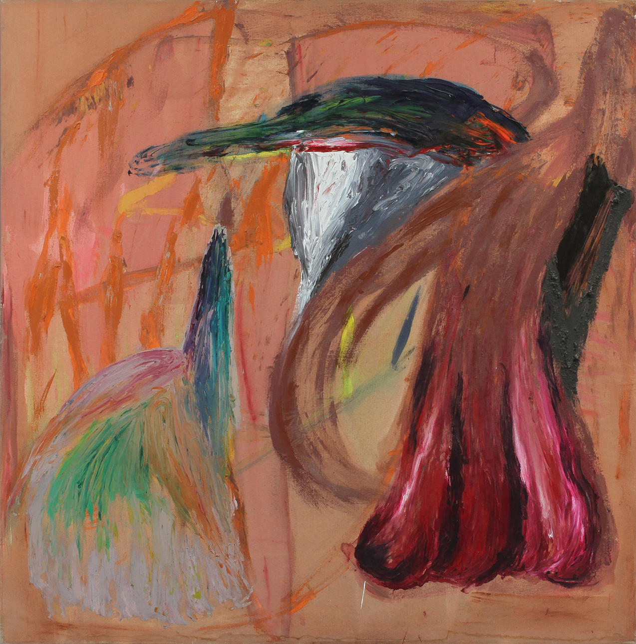 STEPHEN MUELLER. "House R.C.", akryl på duk, signerad a tergor.