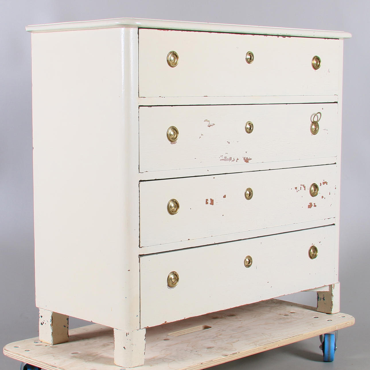 SKRIVBYRÅ, bemålad, 1800-tal.