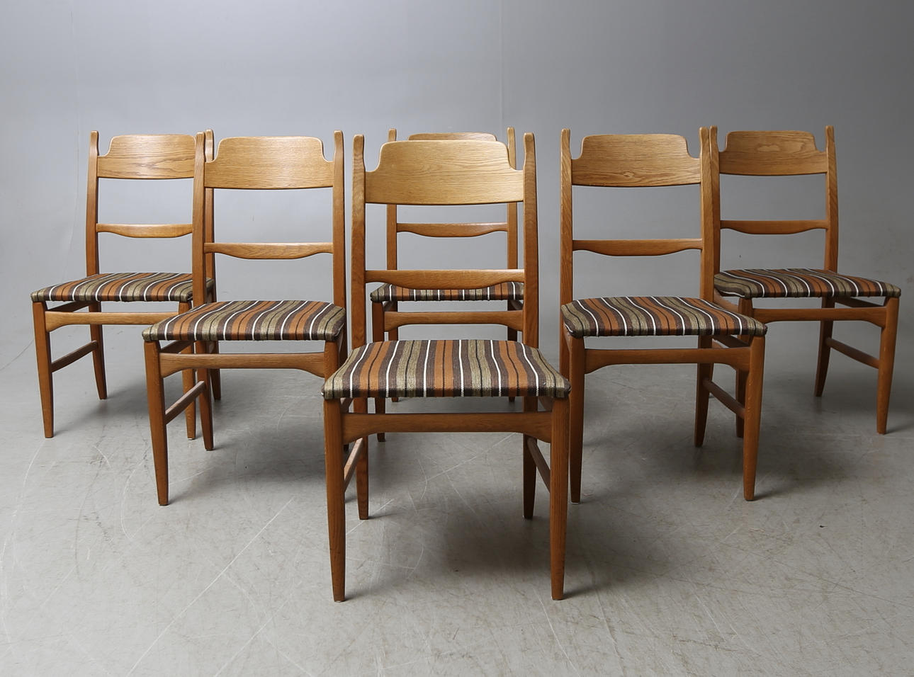 STOLAR, 6 st, "Calmare nyckel", Carl Malmsten.