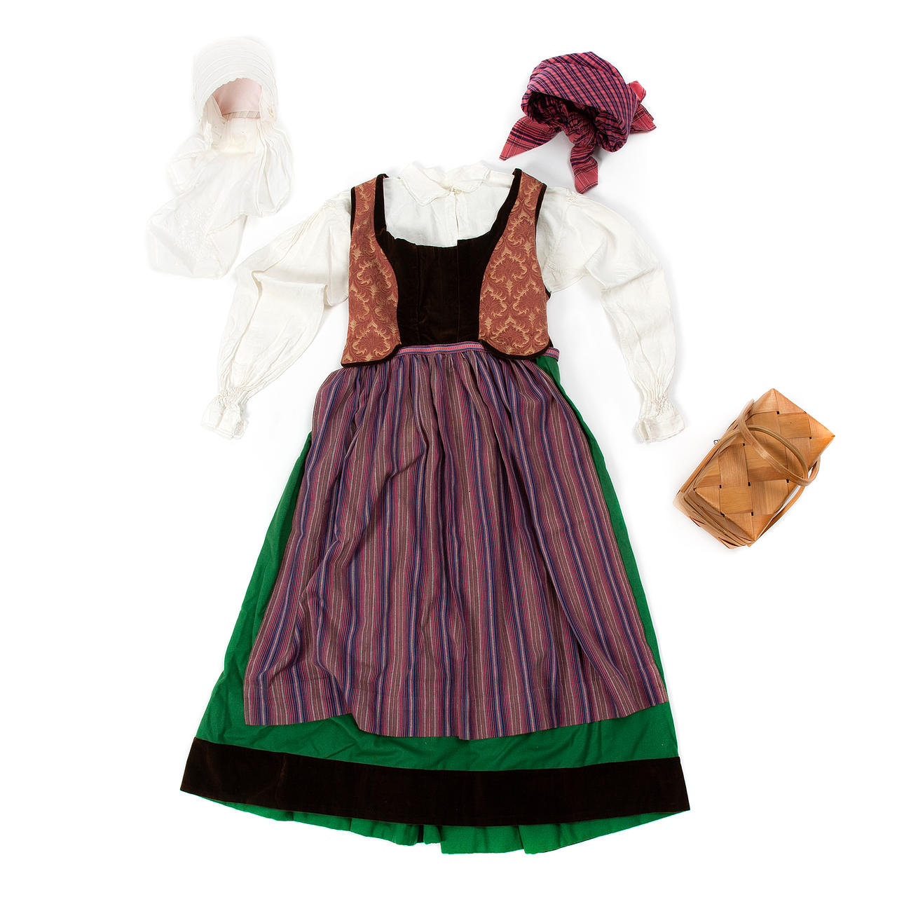 FOLK COSTUME, Skåne.