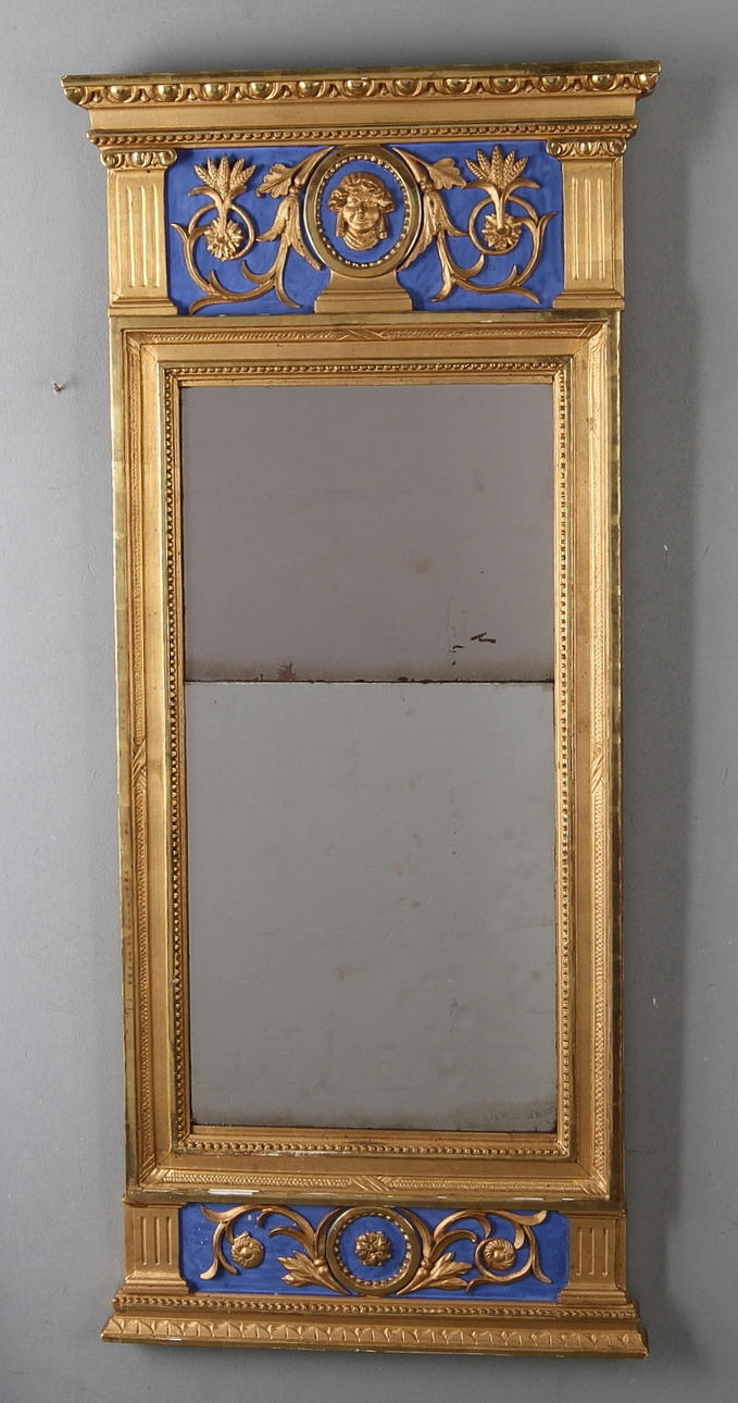 SPEGEL, sengustaviansk, Anders Carlsson, Norrköping, 1700-talets slut.