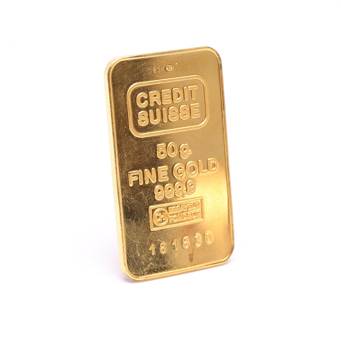 INVESTMENT GOLD, 23k 999.9, Credit Suisse, 50gram. Jewellery ...