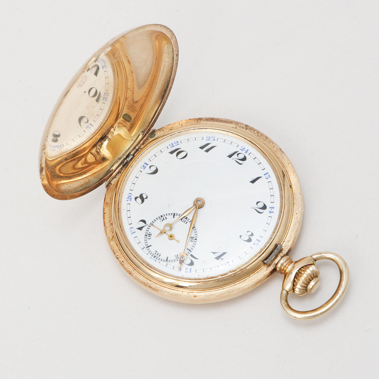 FICKUR, 14k guld, Record Watch Co, Genéve. Totalvikt ca 93 gram.