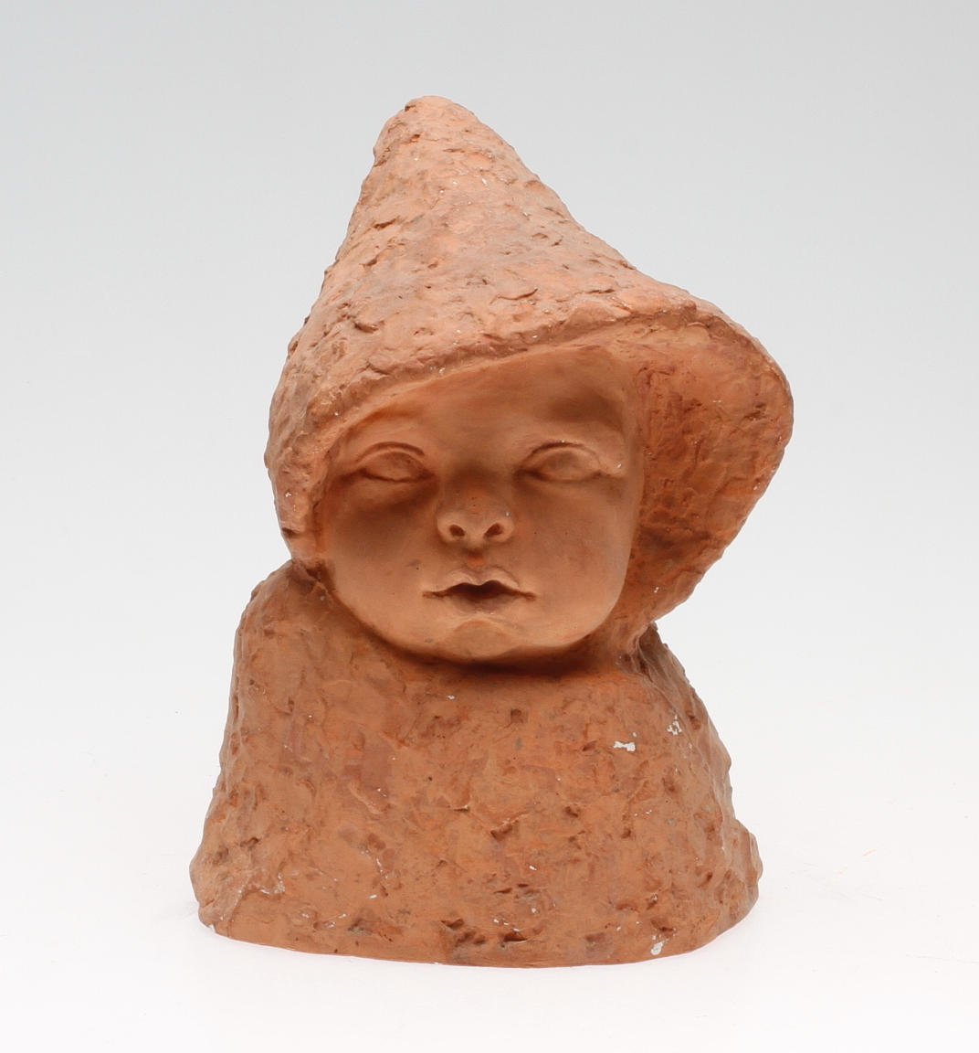 CARIN NILSON(1884-1973). Skulptur, byst, gips, signerad och daterad 1939.