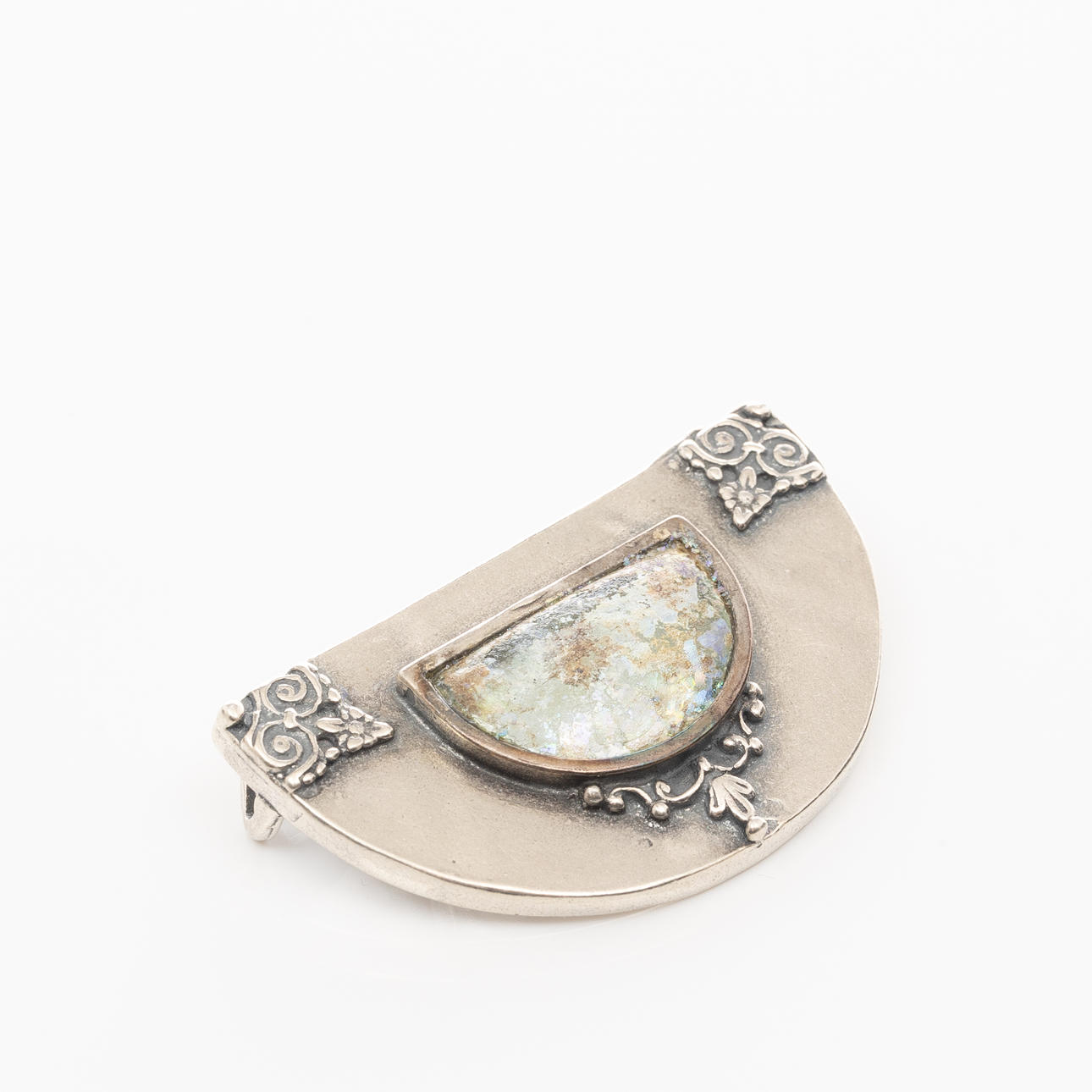 BROOCH, Sterling Silver.